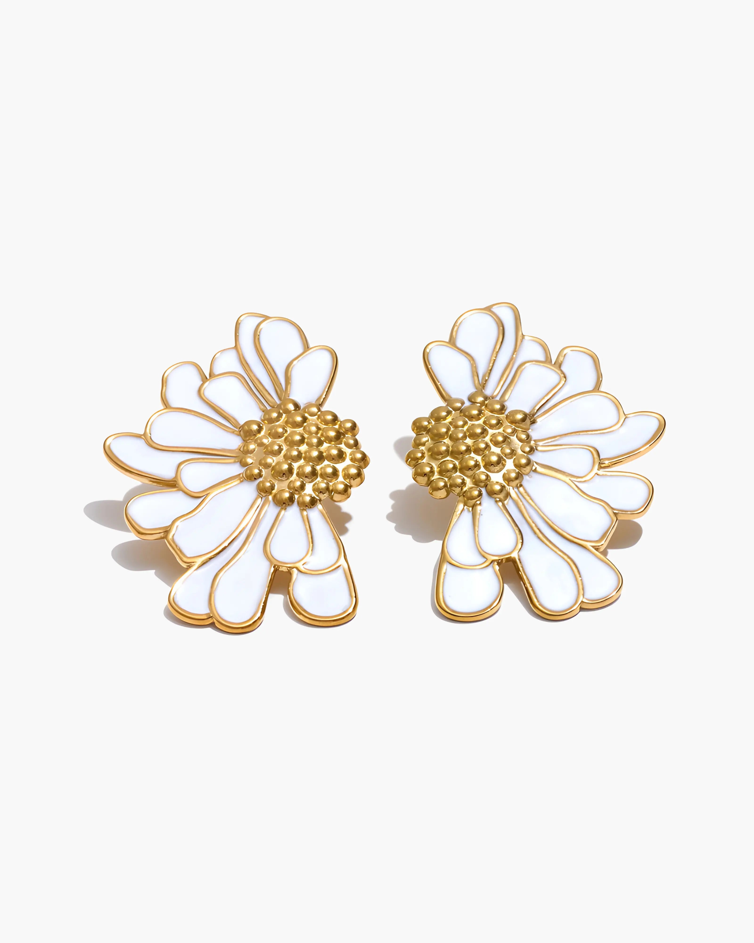 Brinco Esmaltado Flor State