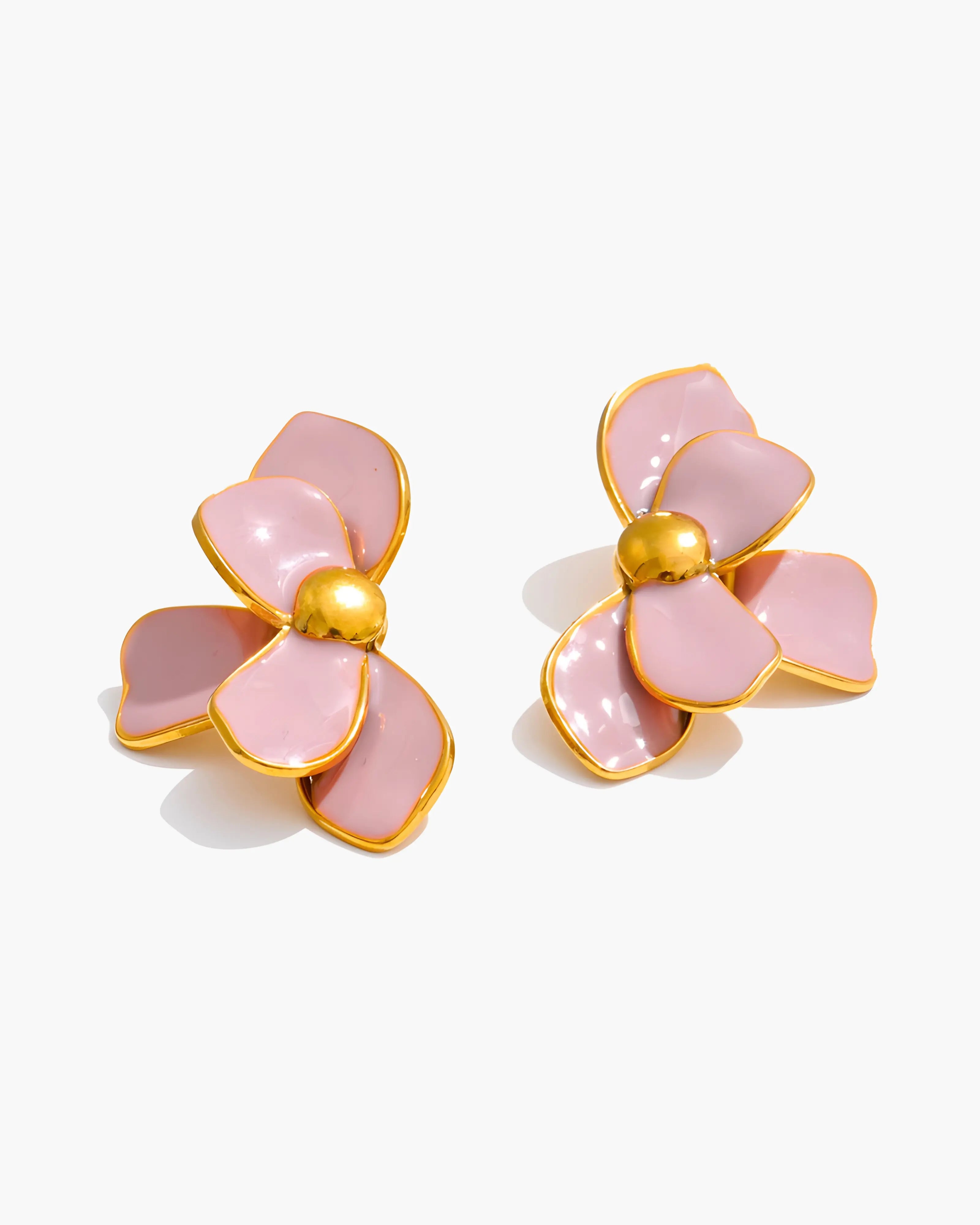 Brinco Pétalas Esmaltadas