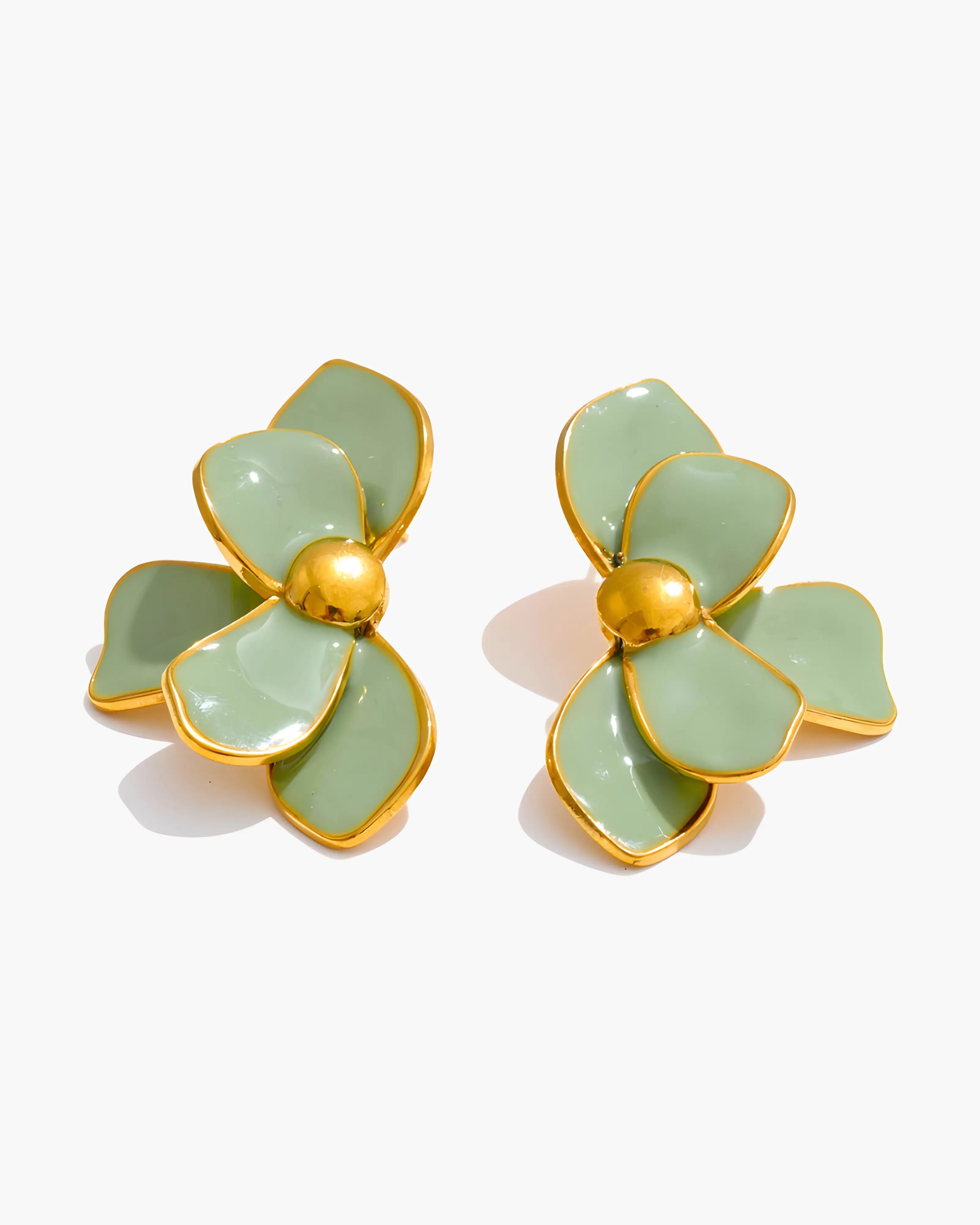 Brinco Pétalas Esmaltadas