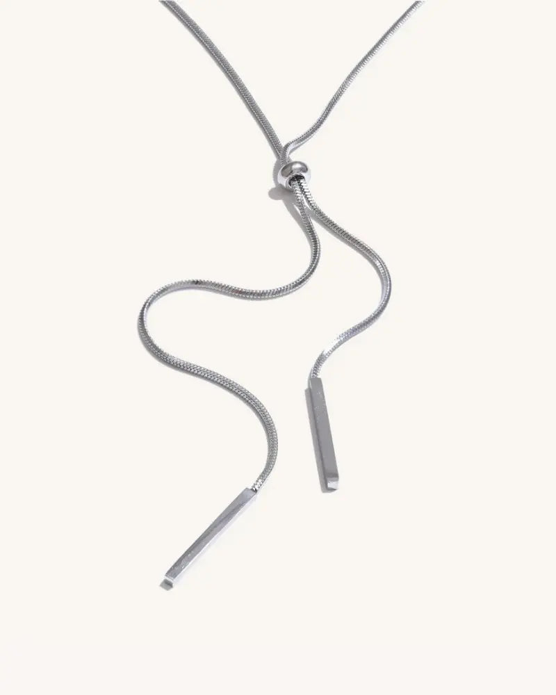 Colar Gravatinha Longo Minimalista