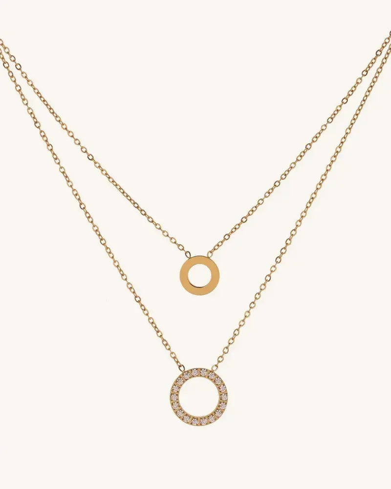 Colar Duplo Halos