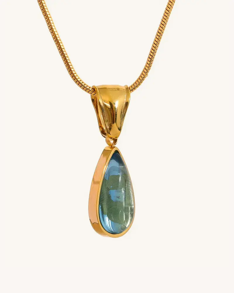 Colar Gota de Cristal