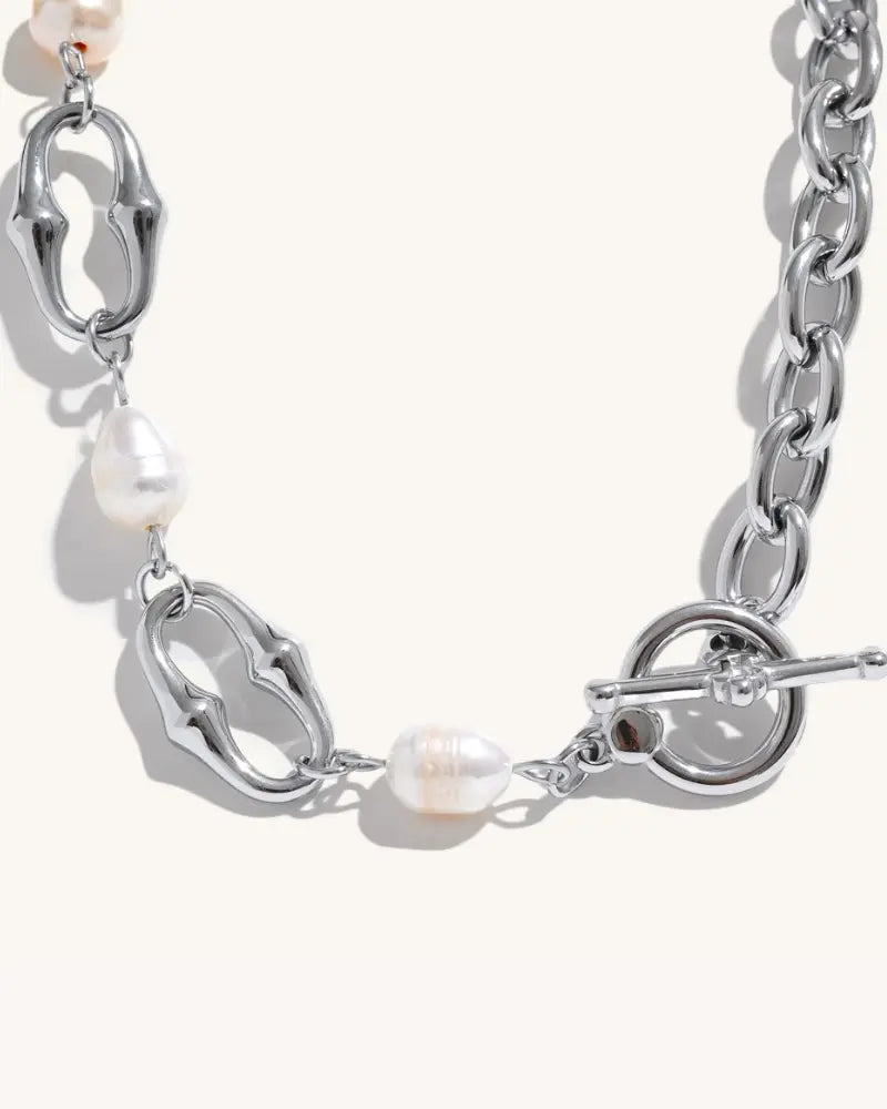 Colar Gaia Fecho Argola & Barra