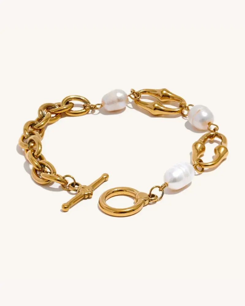 Pulseira Gaia Fecho Argola & Barra