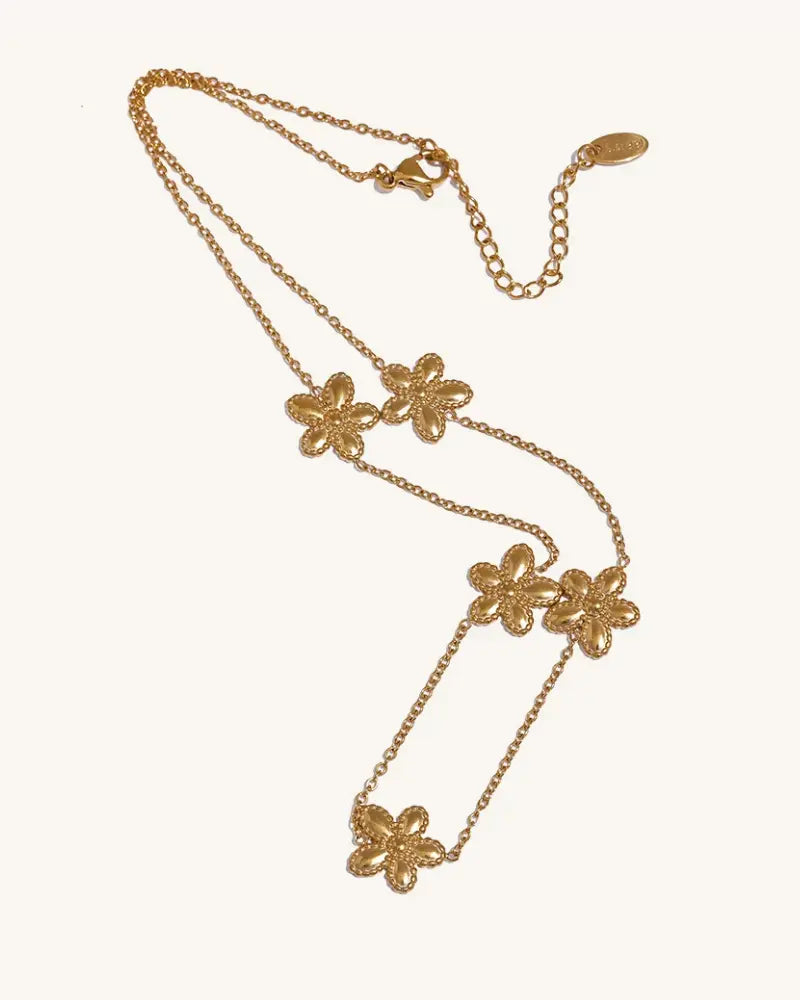 Colar Charm Flores