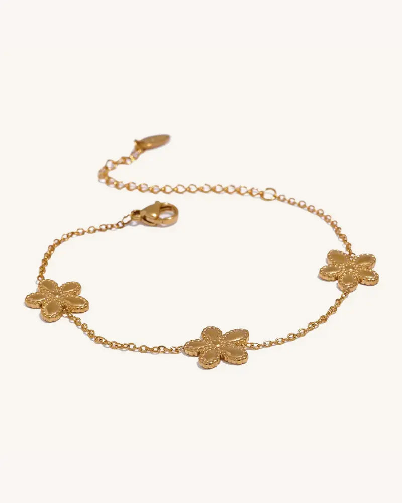 Pulseira Charm Flores