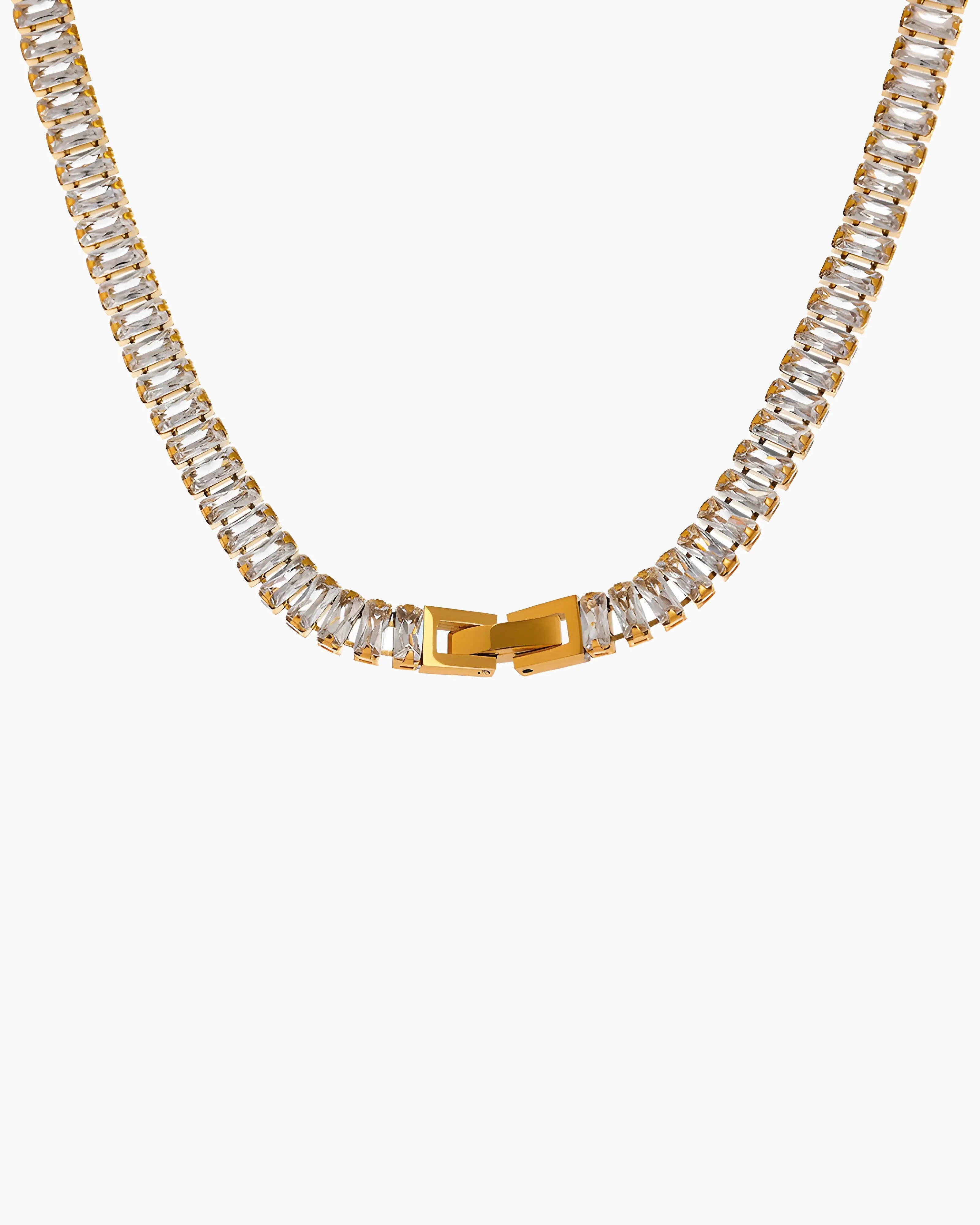 Gargantilha Riviera Zircônia