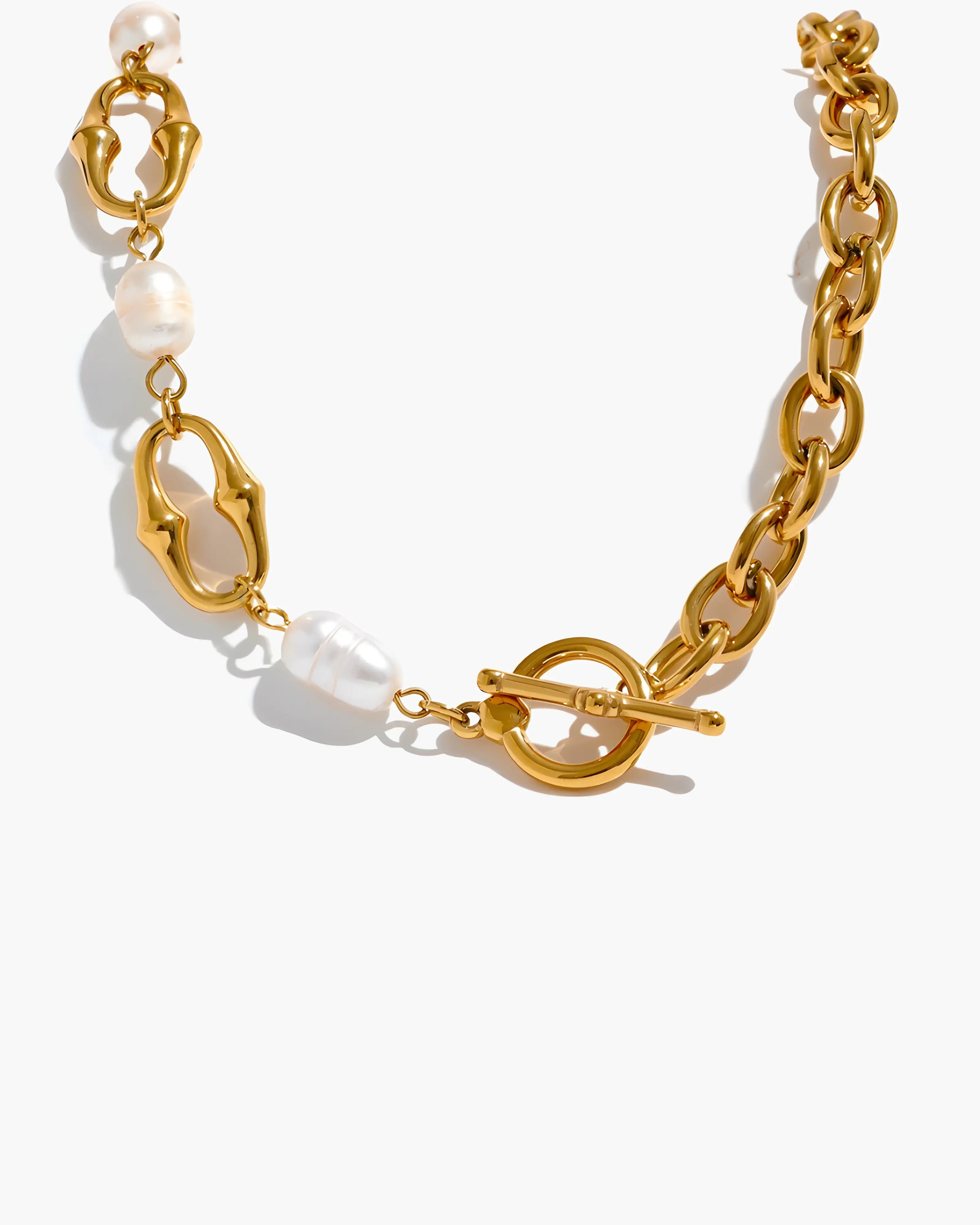 Colar Gaia Fecho Argola & Barra