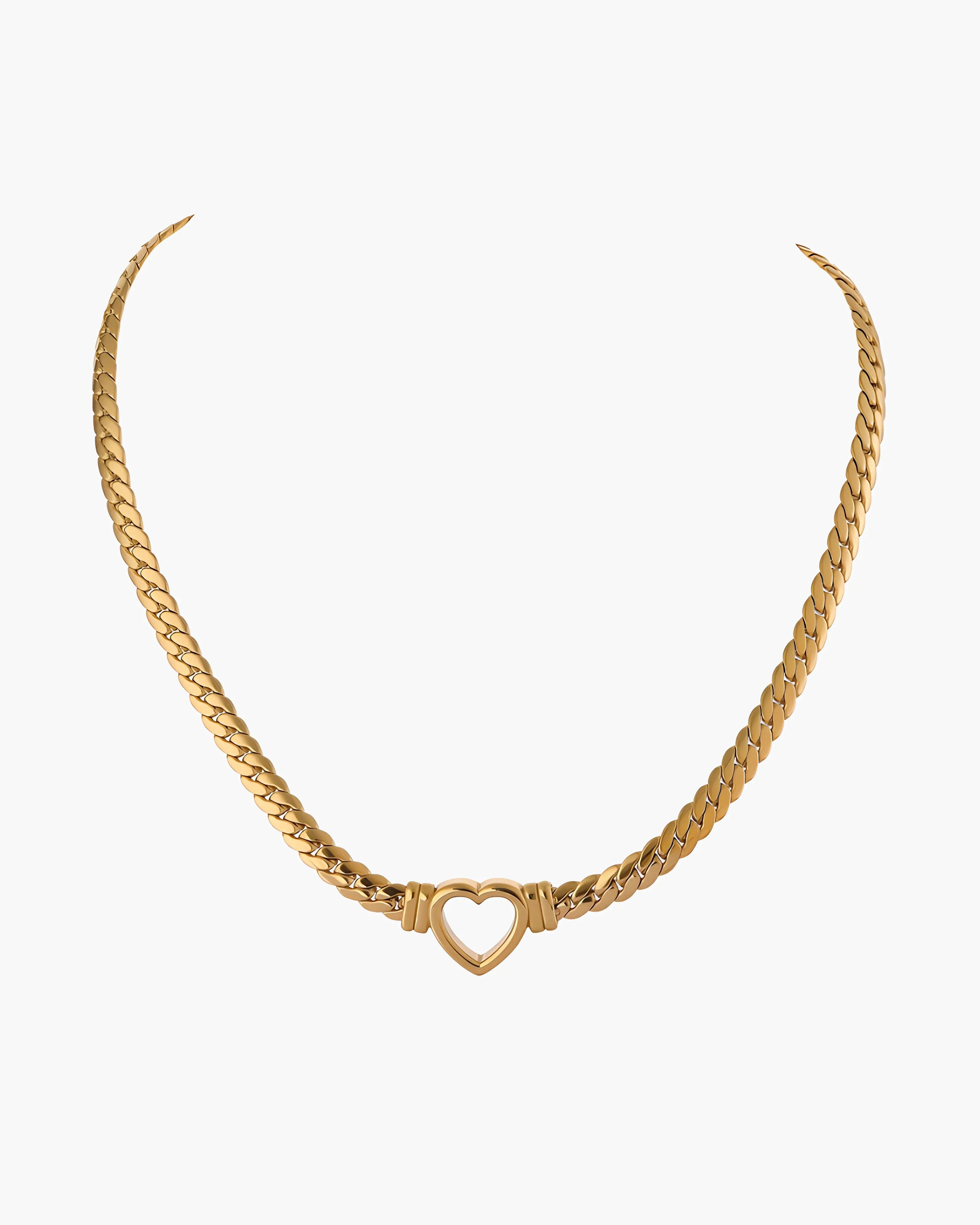 Colar Corrente Coração