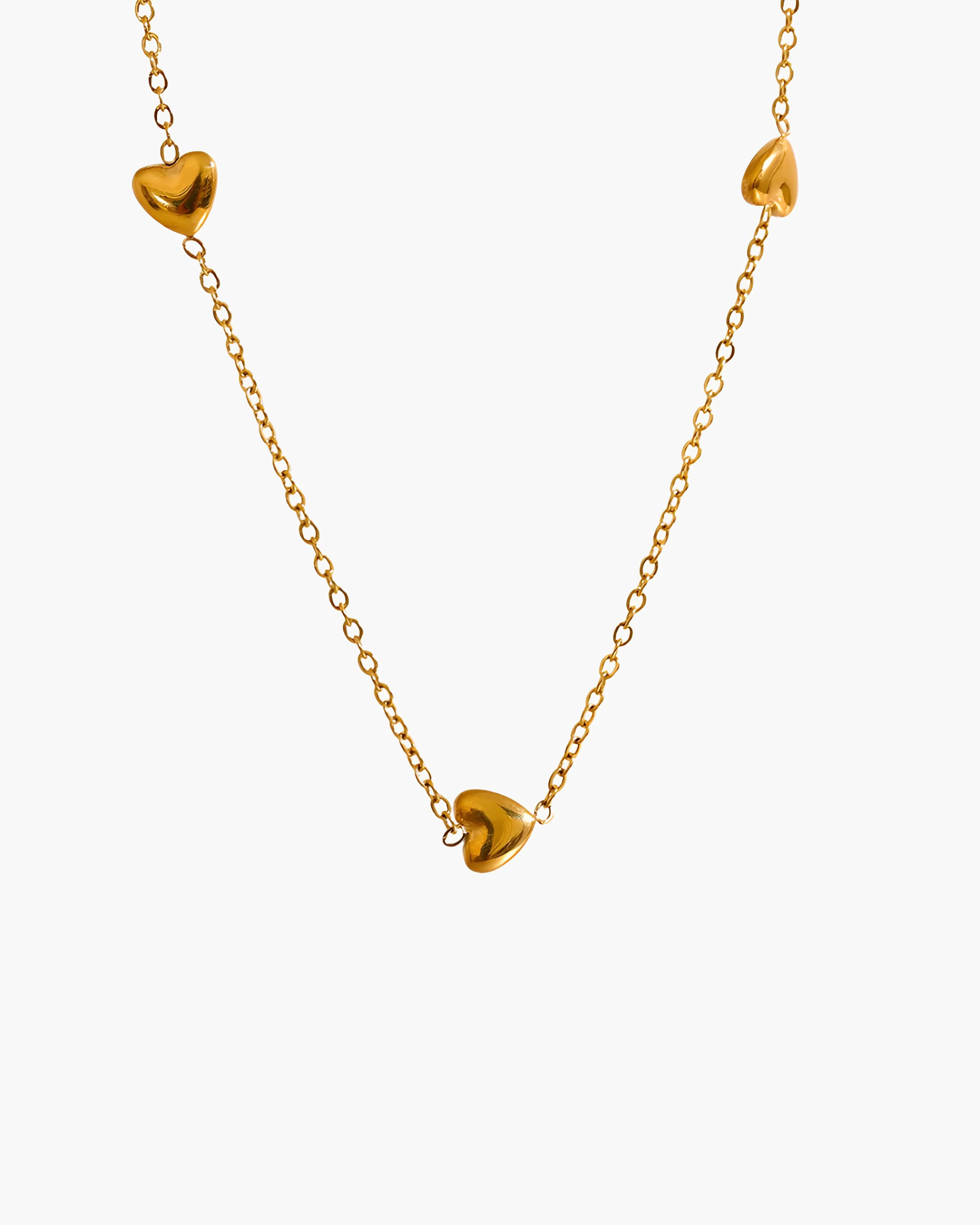 Colar Corações Delicate