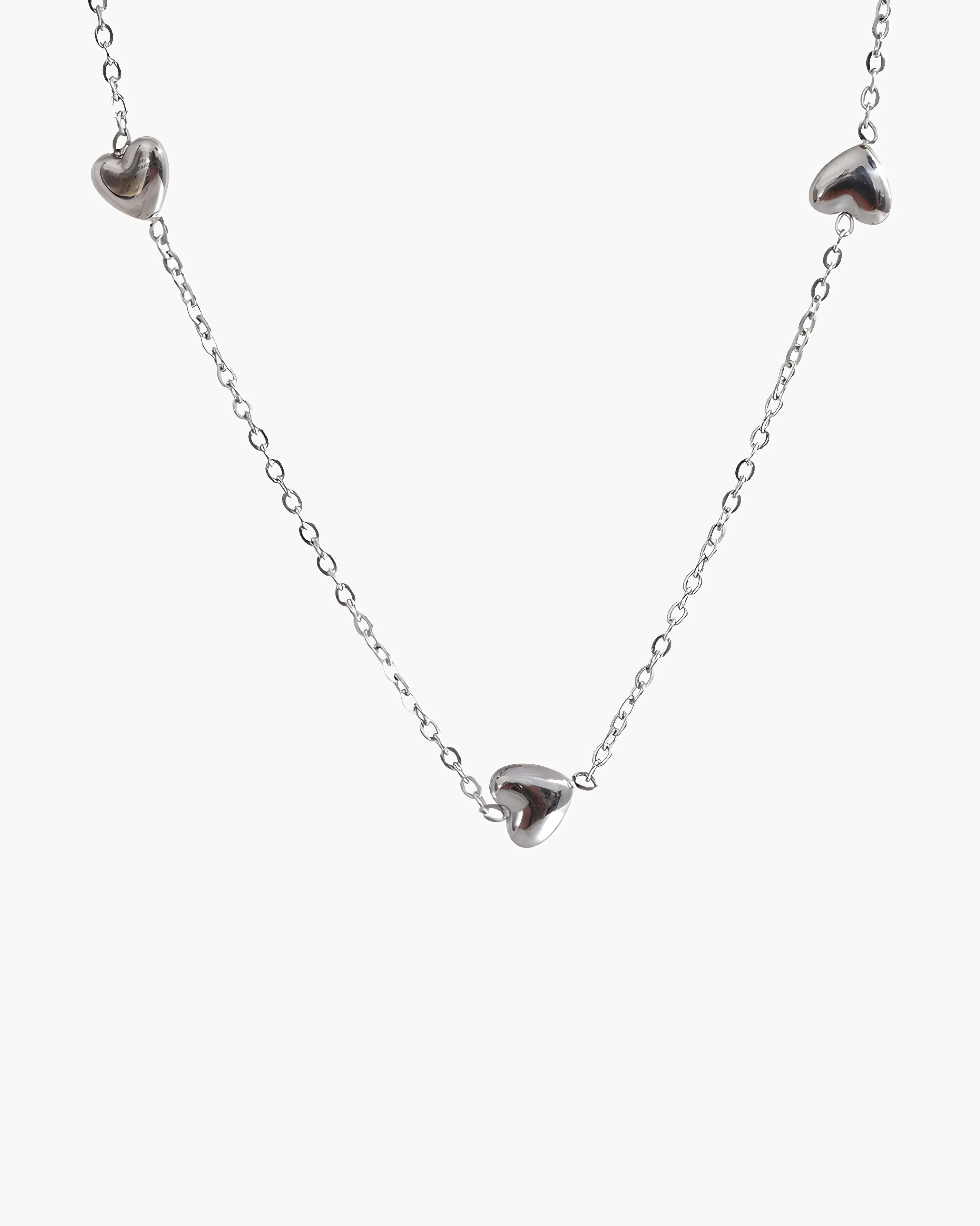 Colar Corações Delicate