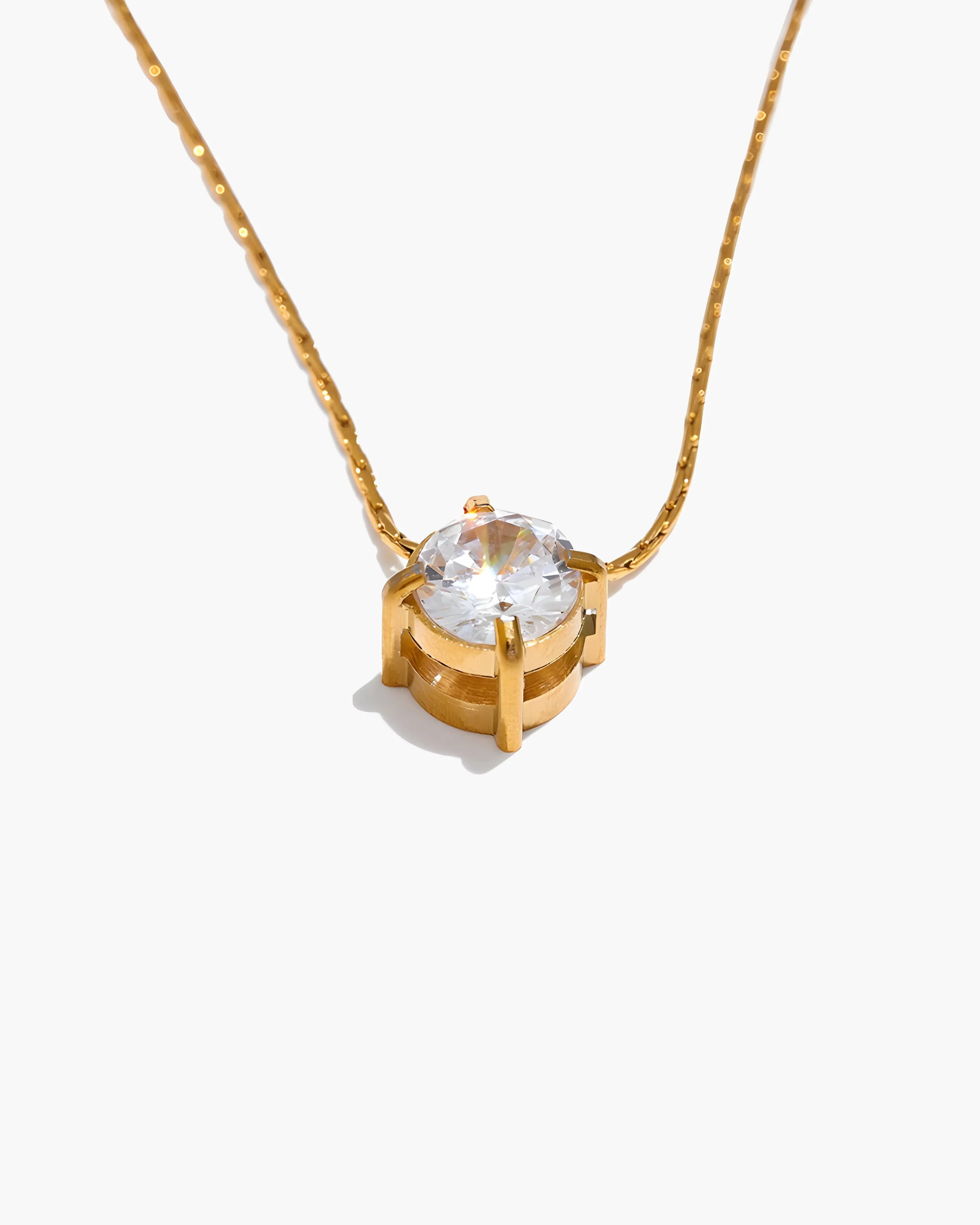 Colar Ponto de Zircônia