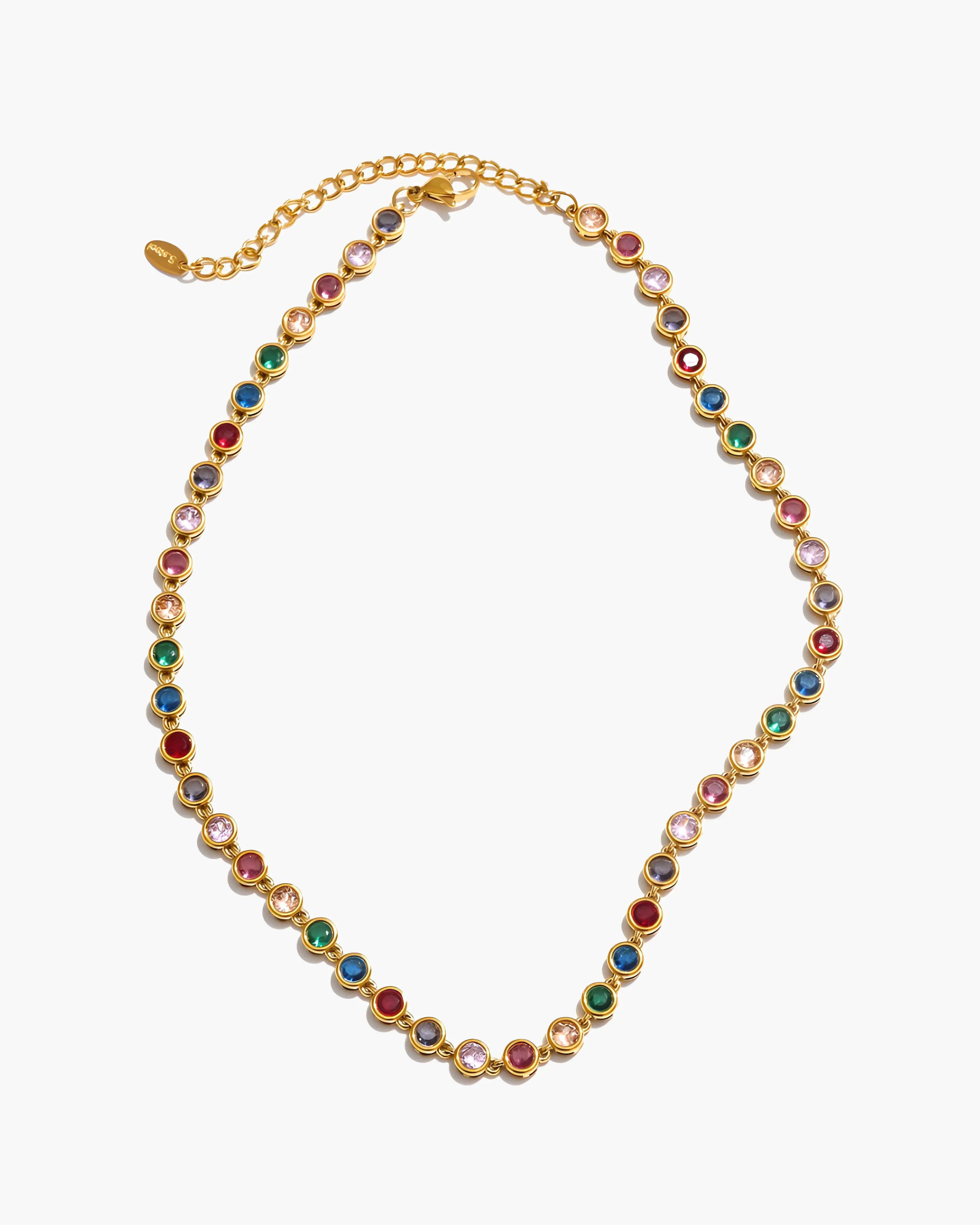 Colar Colorful Zircônia