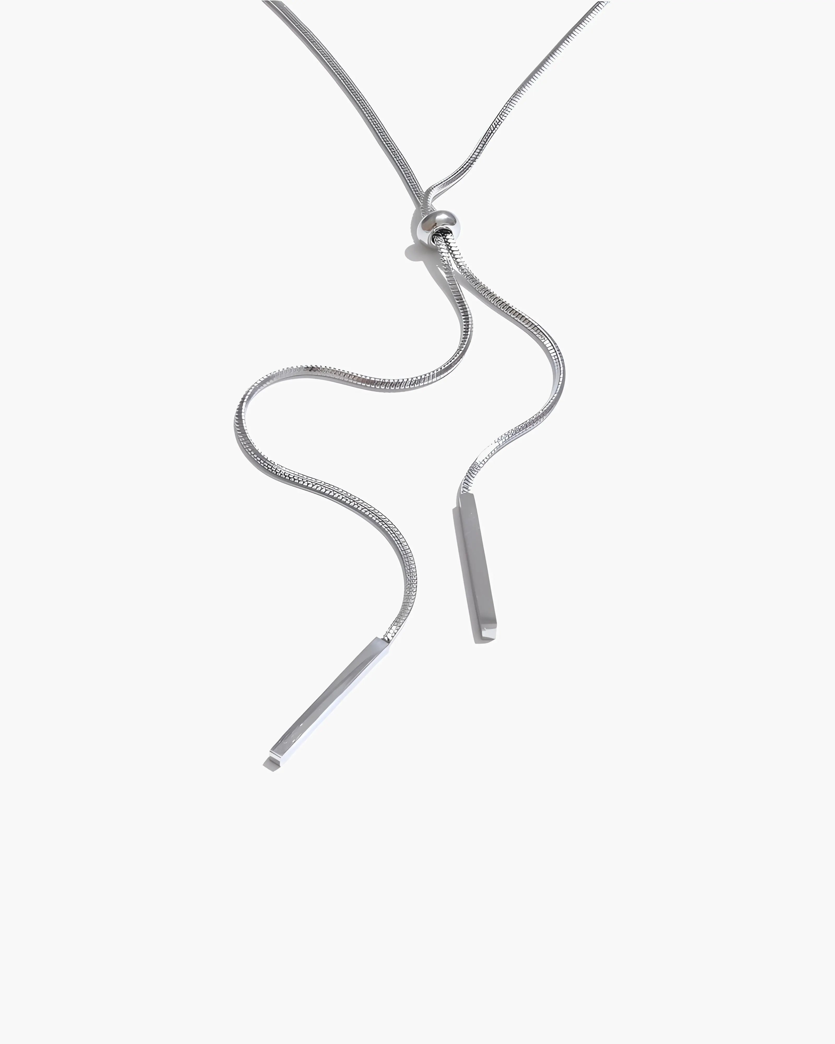 Colar Gravatinha Longo Minimalista