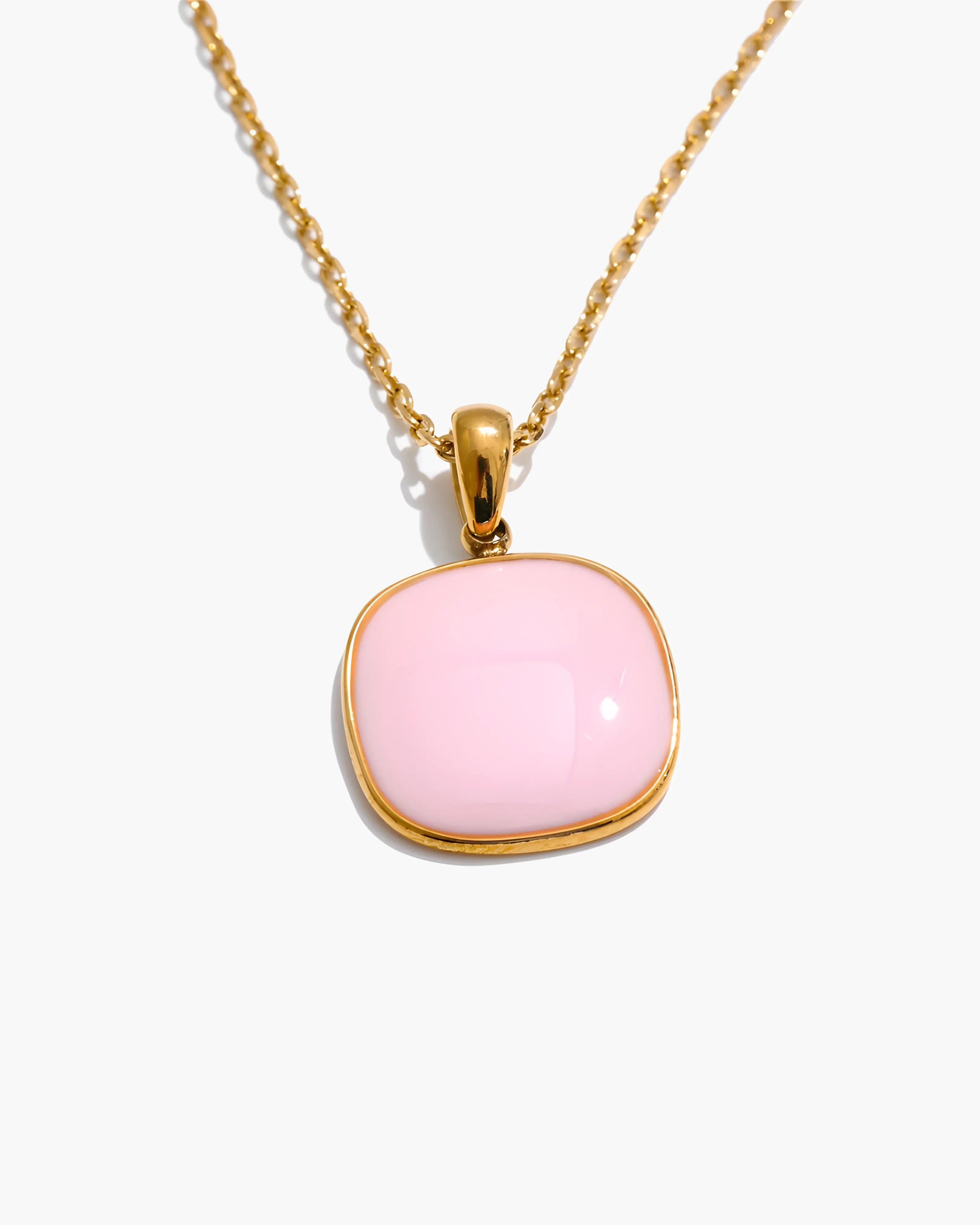 Colar Square Esmaltado