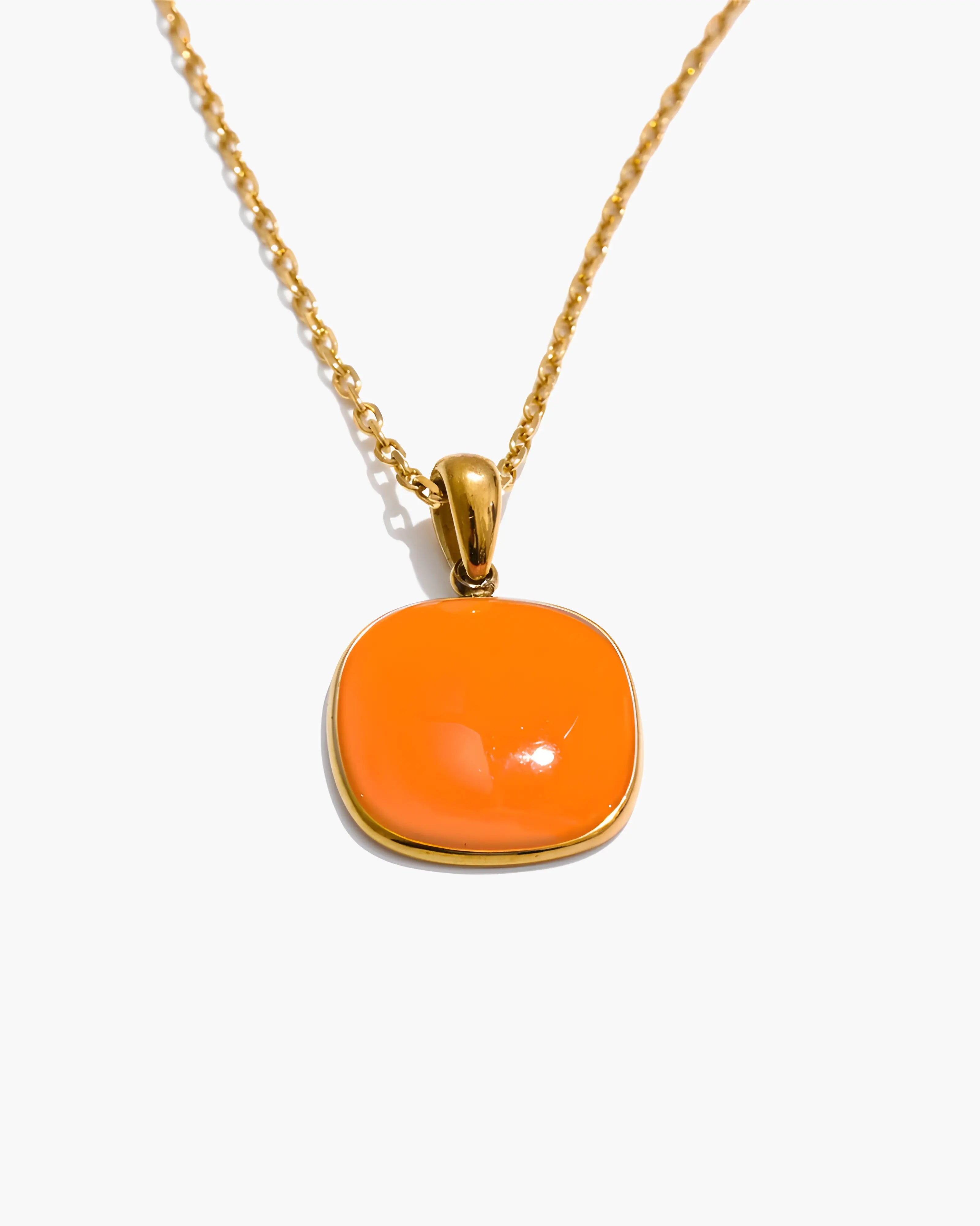 Colar Square Esmaltado