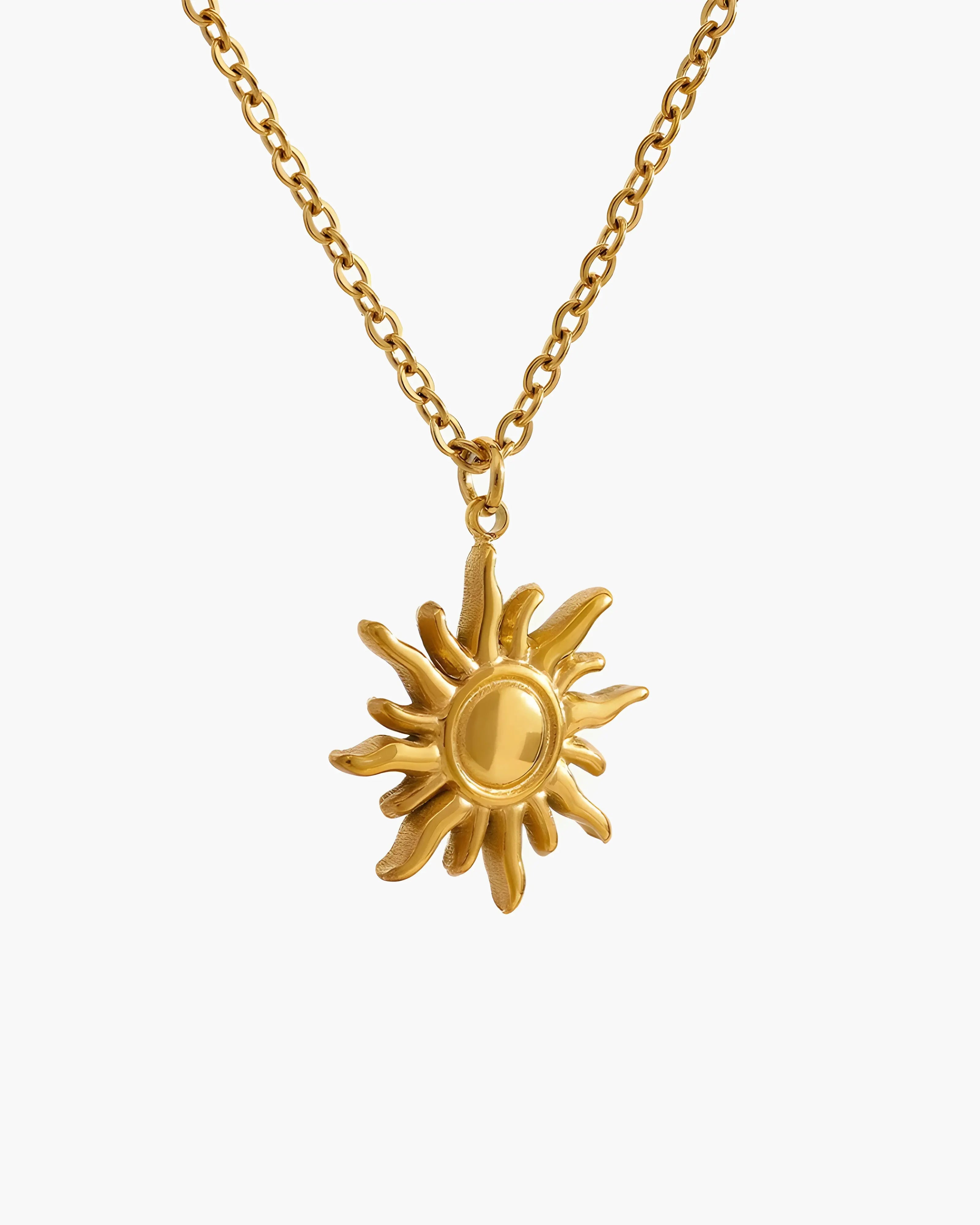 Colar Sol Dourado