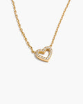 Colar Coração Strass