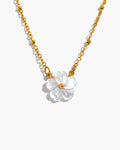 Colar Flor Concha Natural