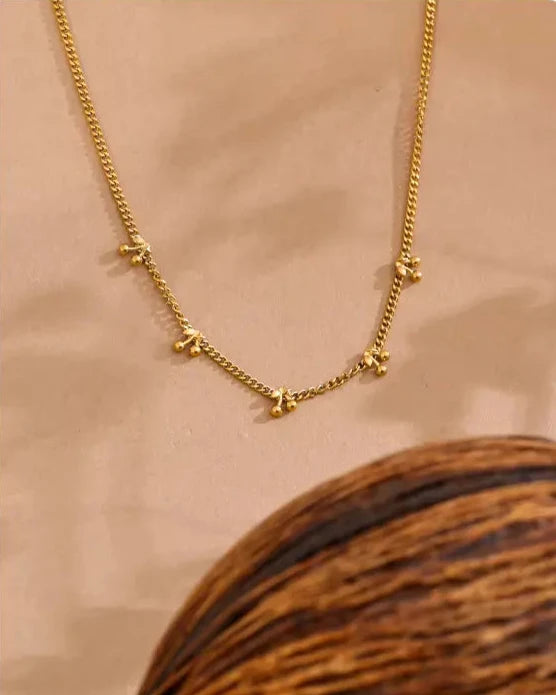 Colar Dainty Cerejas