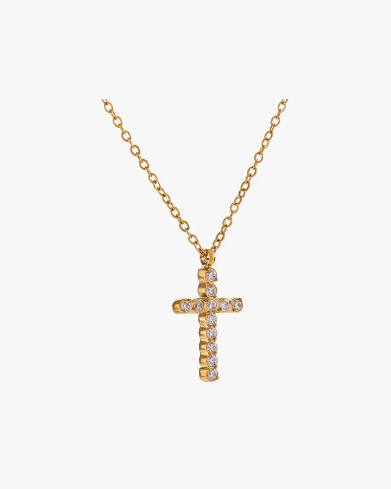 Colar Crucifixo Cintilante