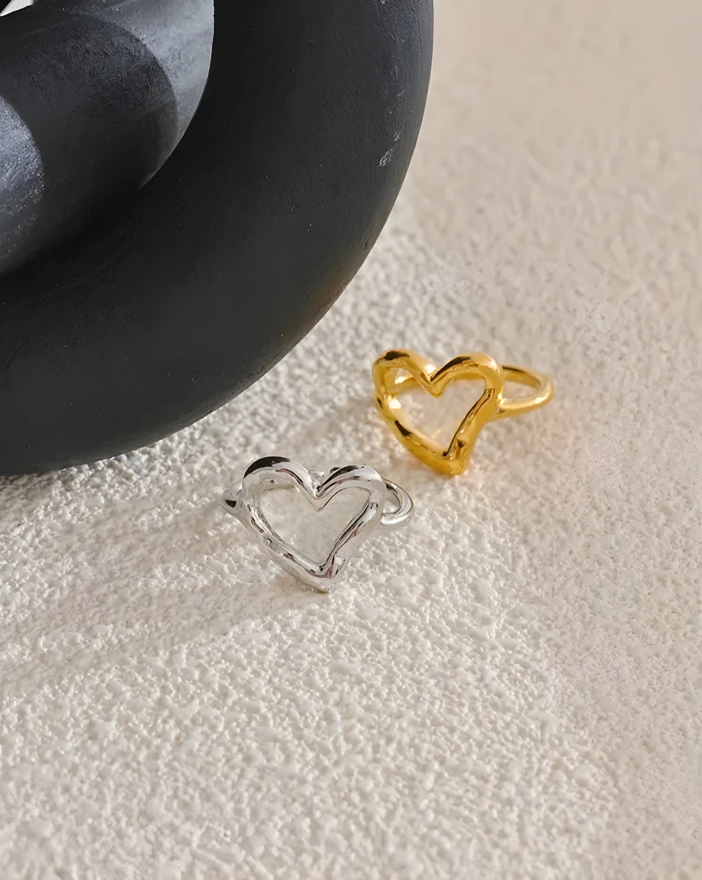 Anel Coração Finesse