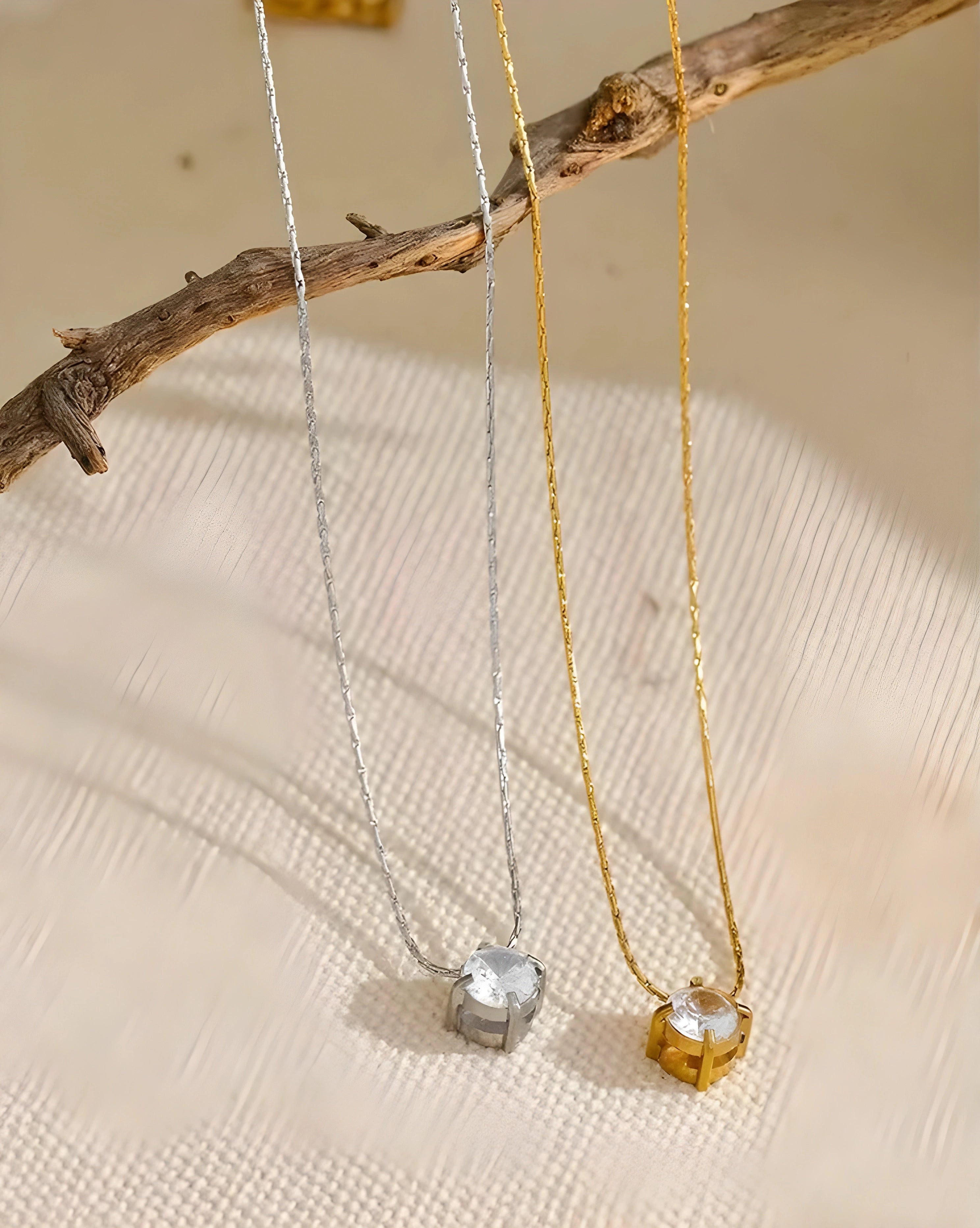 Colar Ponto de Zircônia