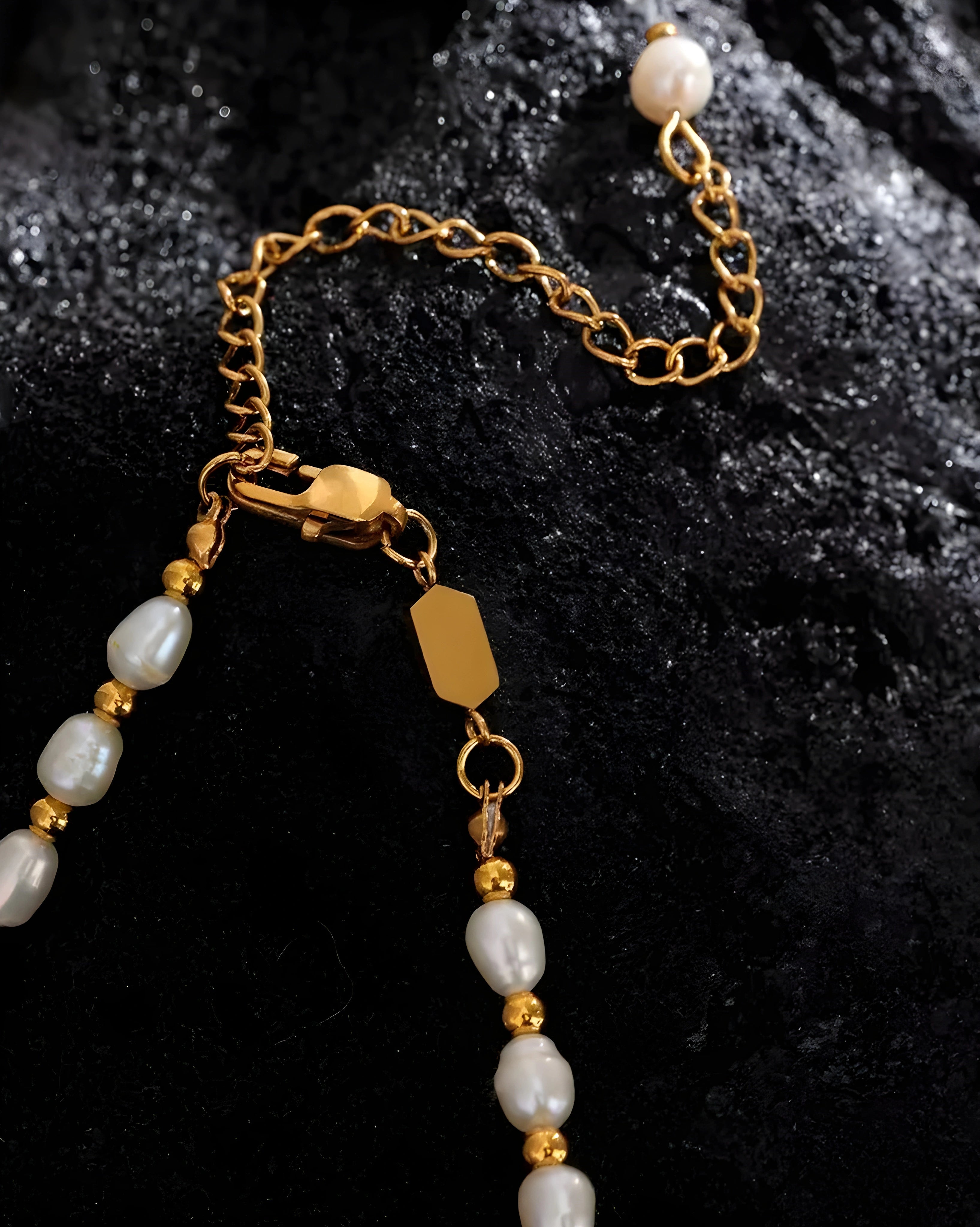 Colar Contas & Pérolas