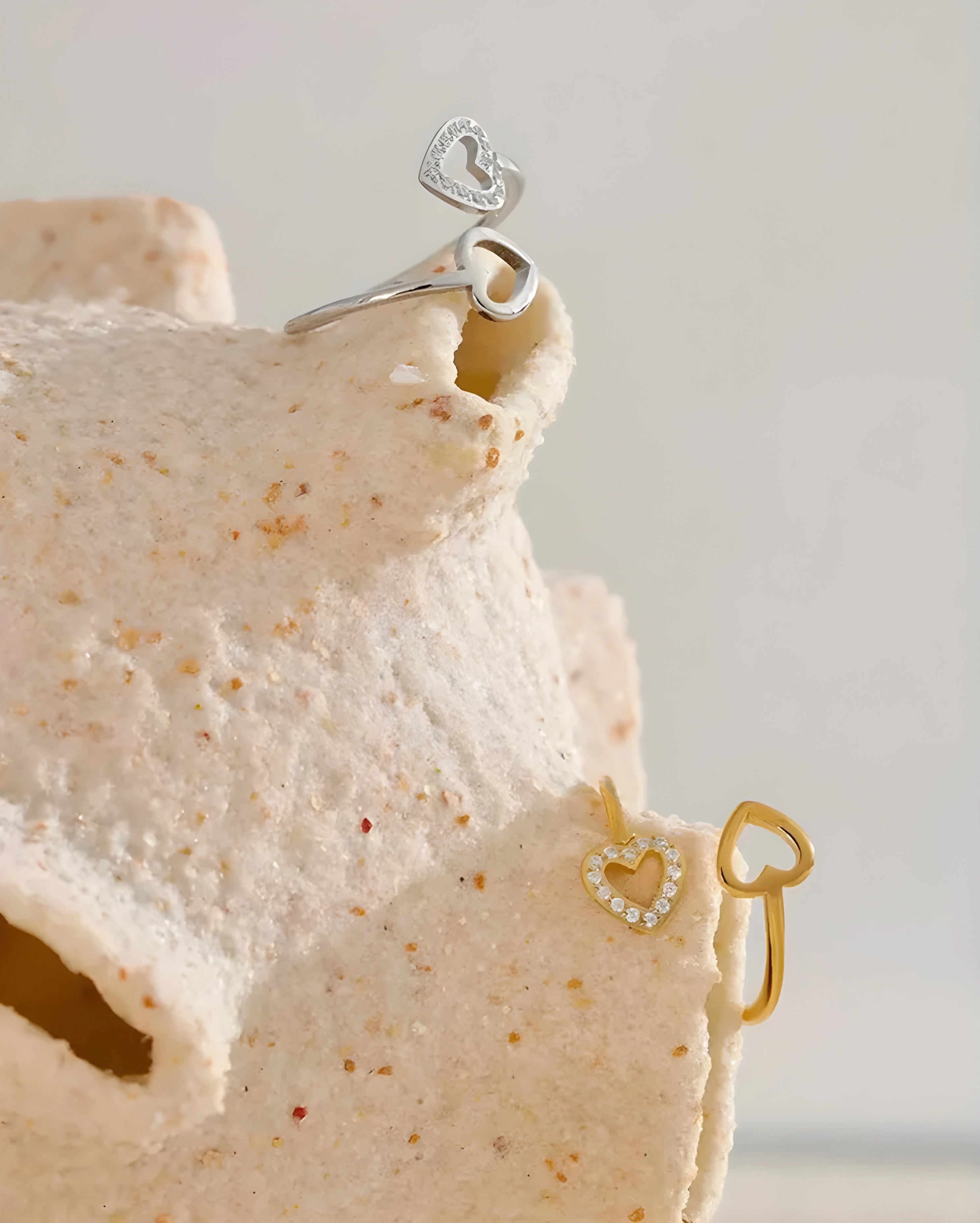 Anel Corações Dainty