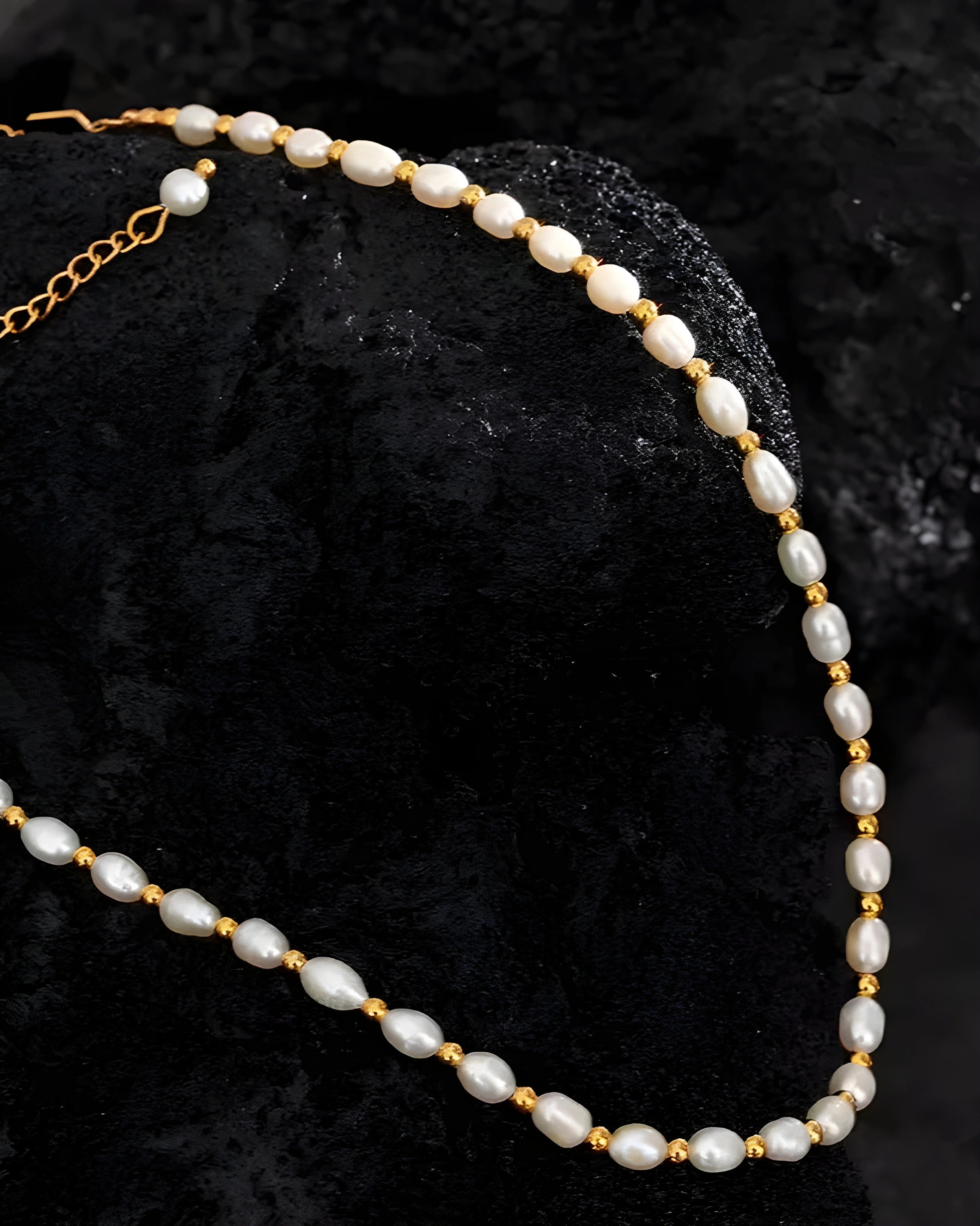 Colar Contas & Pérolas