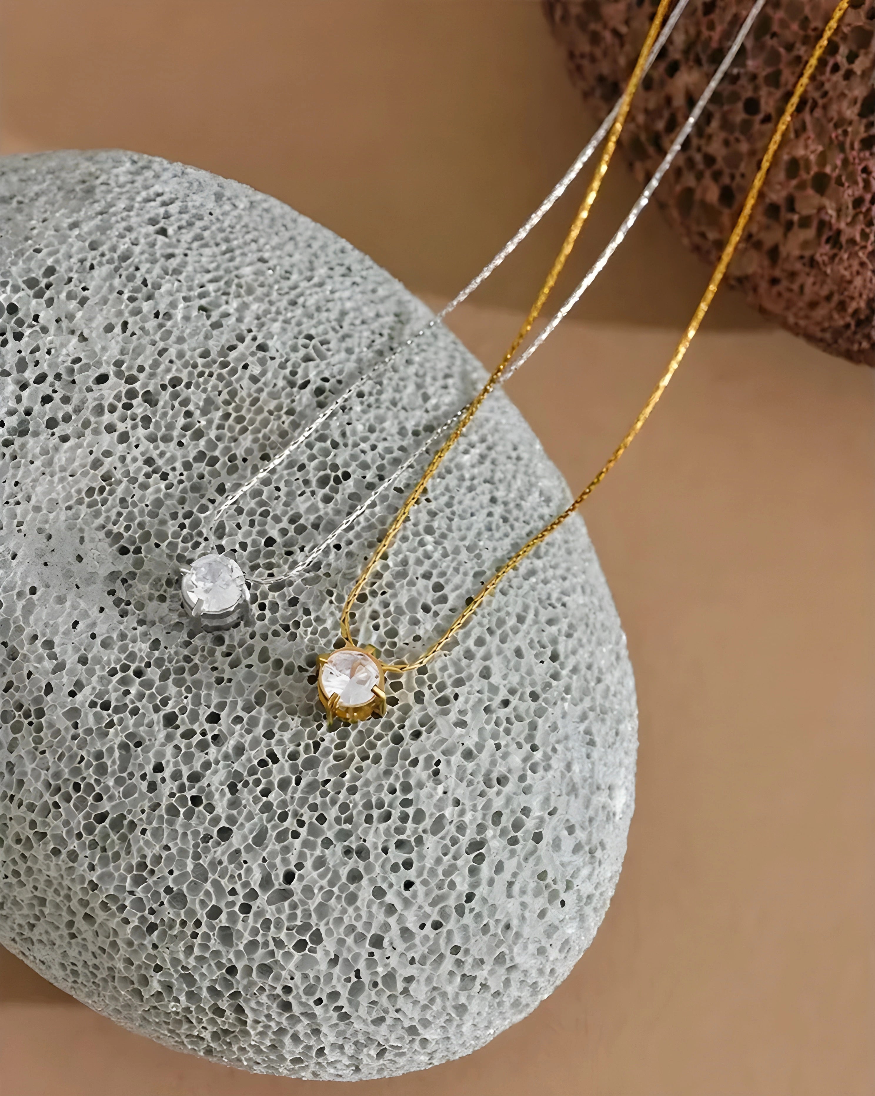 Colar Ponto de Zircônia