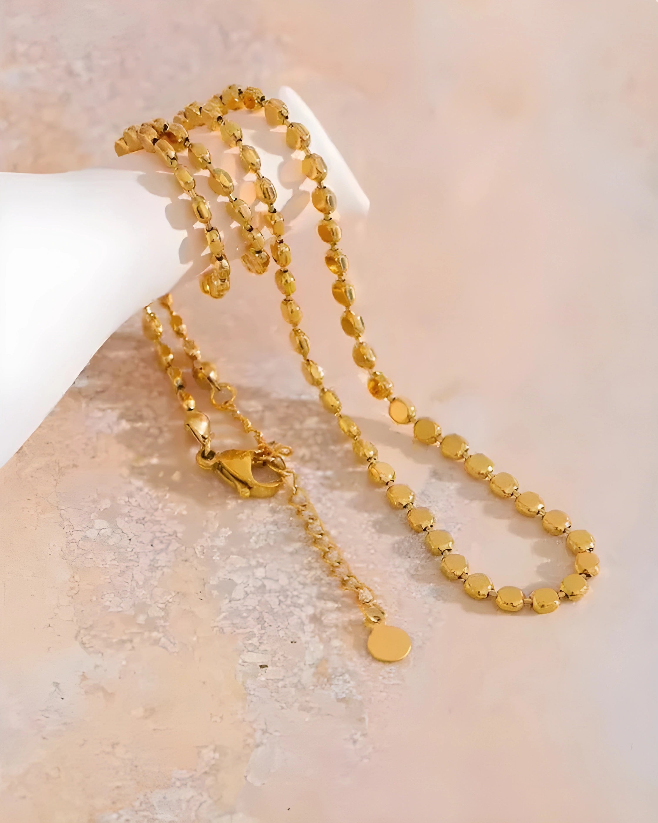 Colar Corrente Granulada