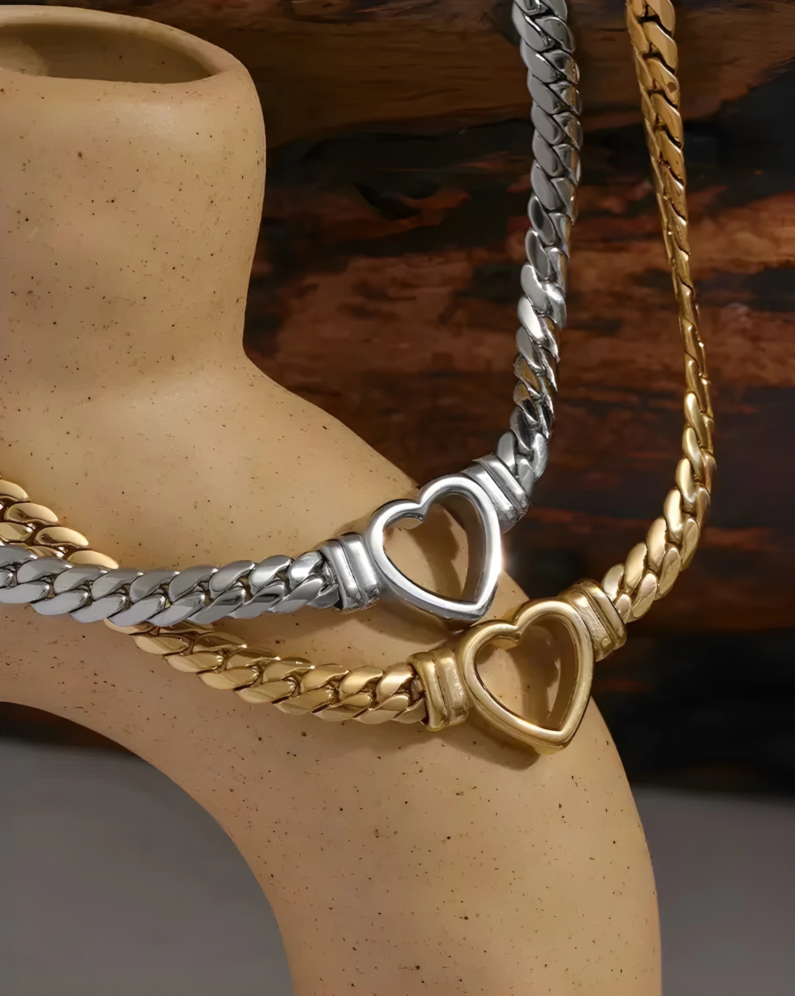 Colar Corrente Coração