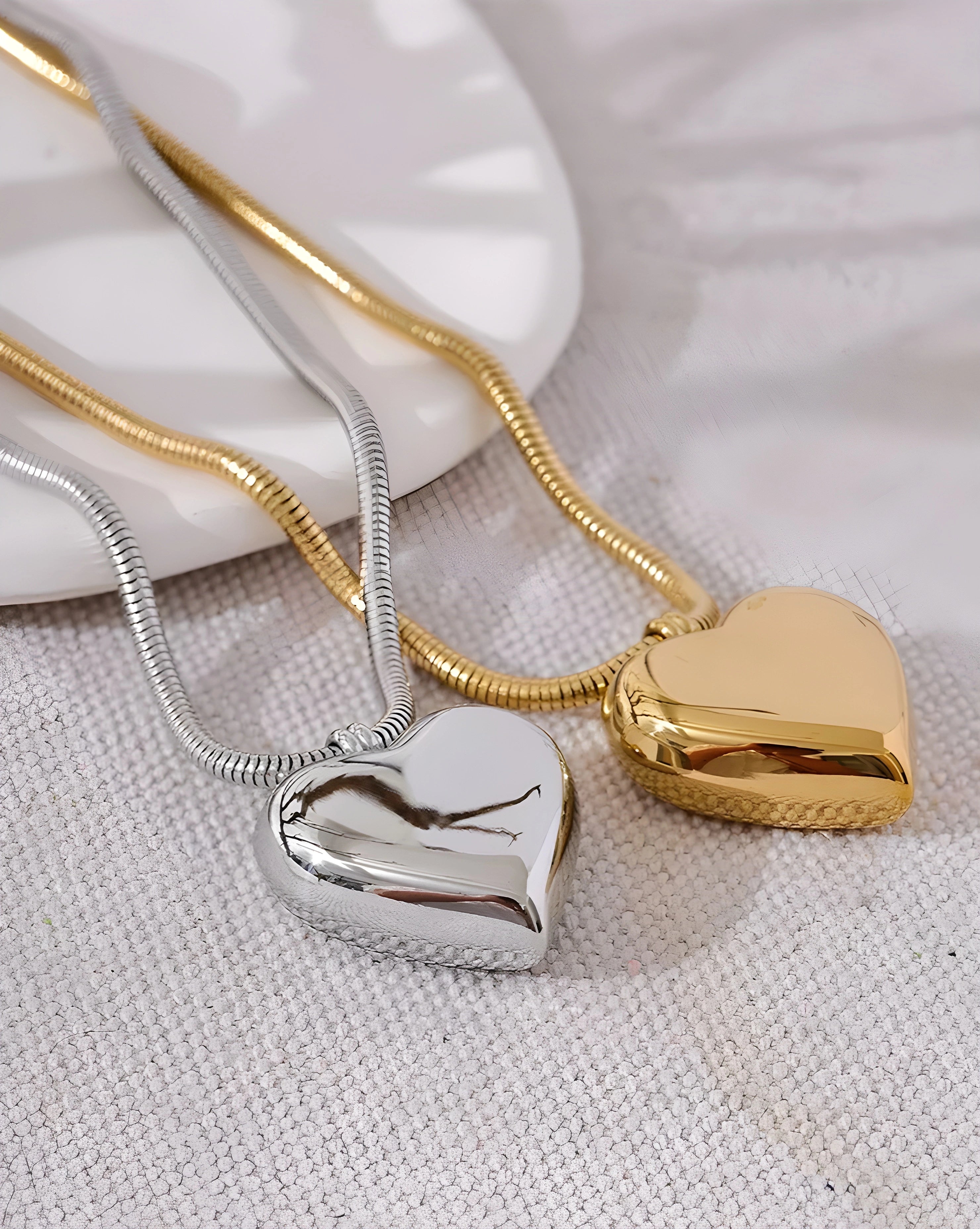 Colar Coração Chubby