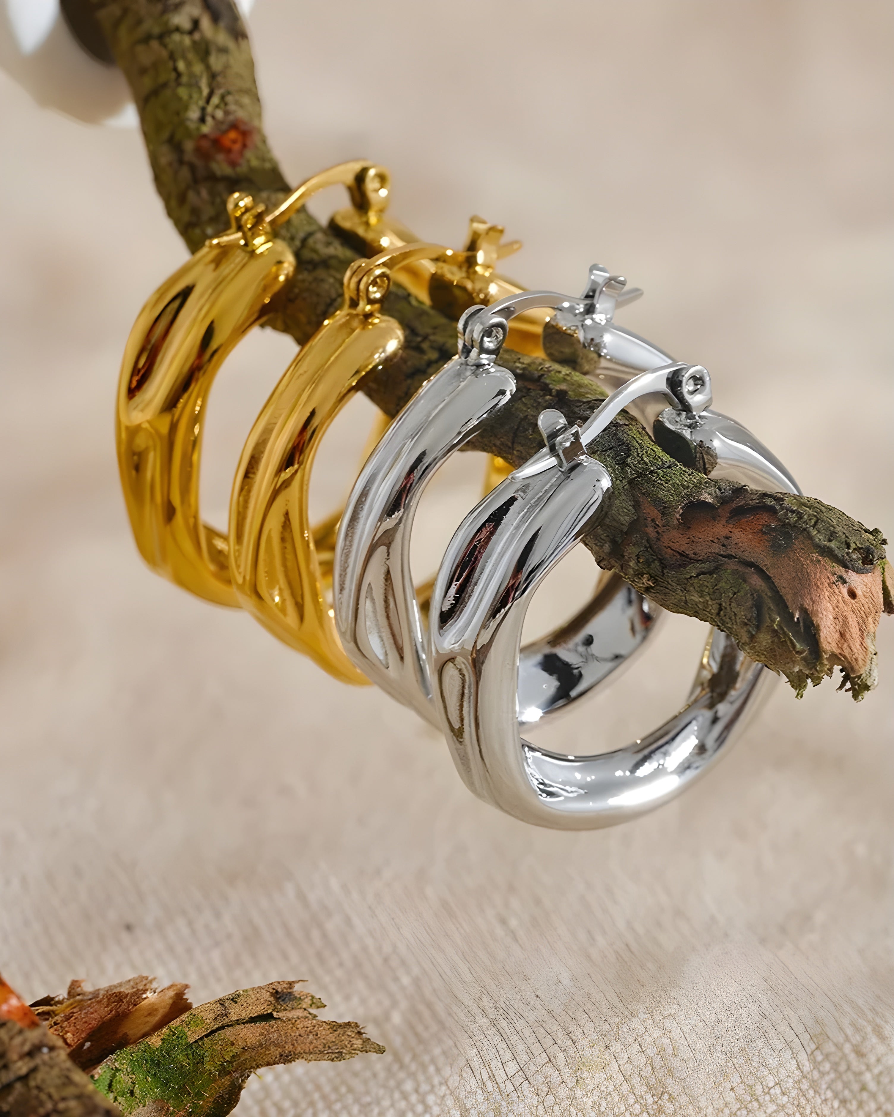 Brinco de Argola Molten