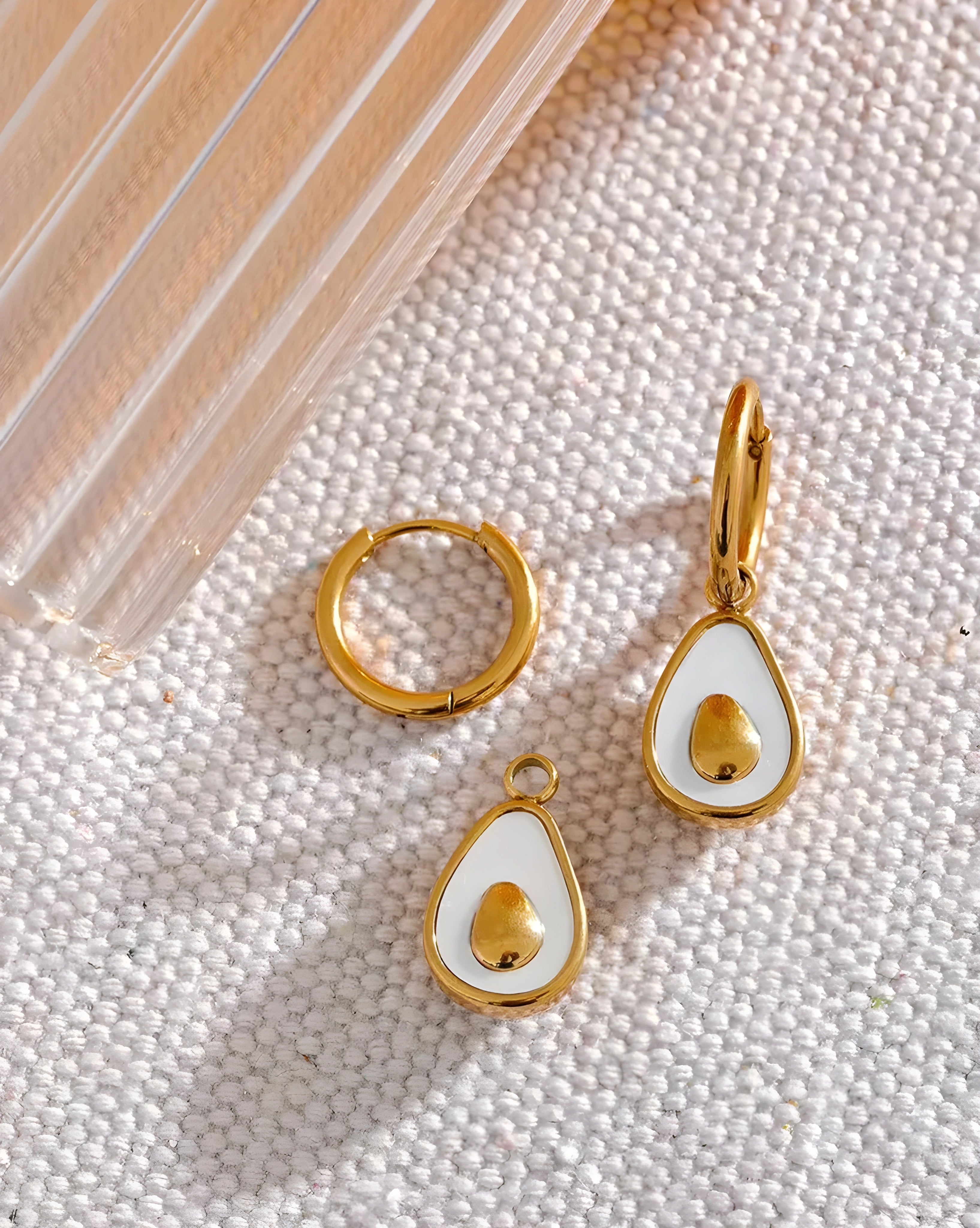 Brinco Abacate Concha Natural