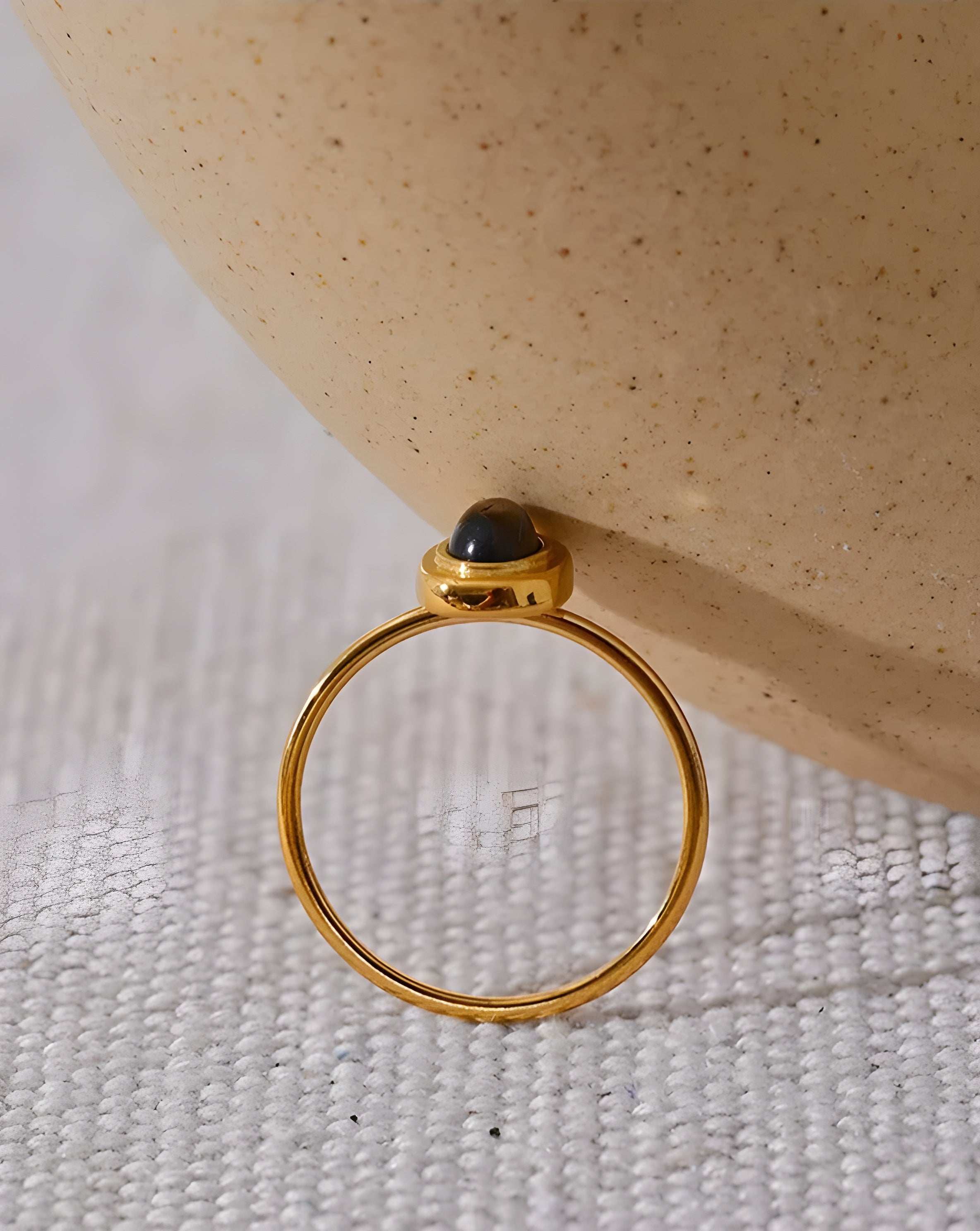 Anel Olho de Tigre Oval