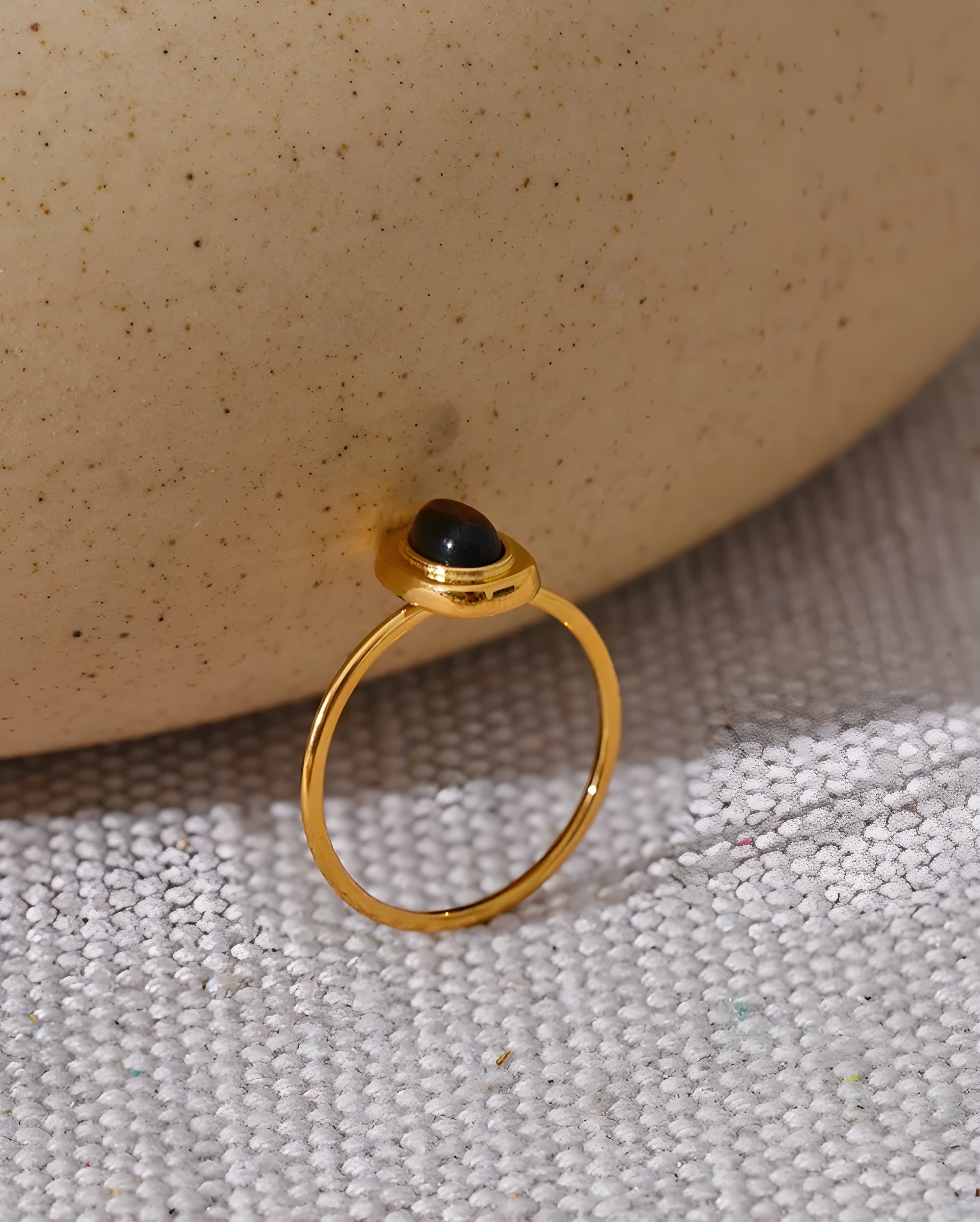 Anel Olho de Tigre Oval