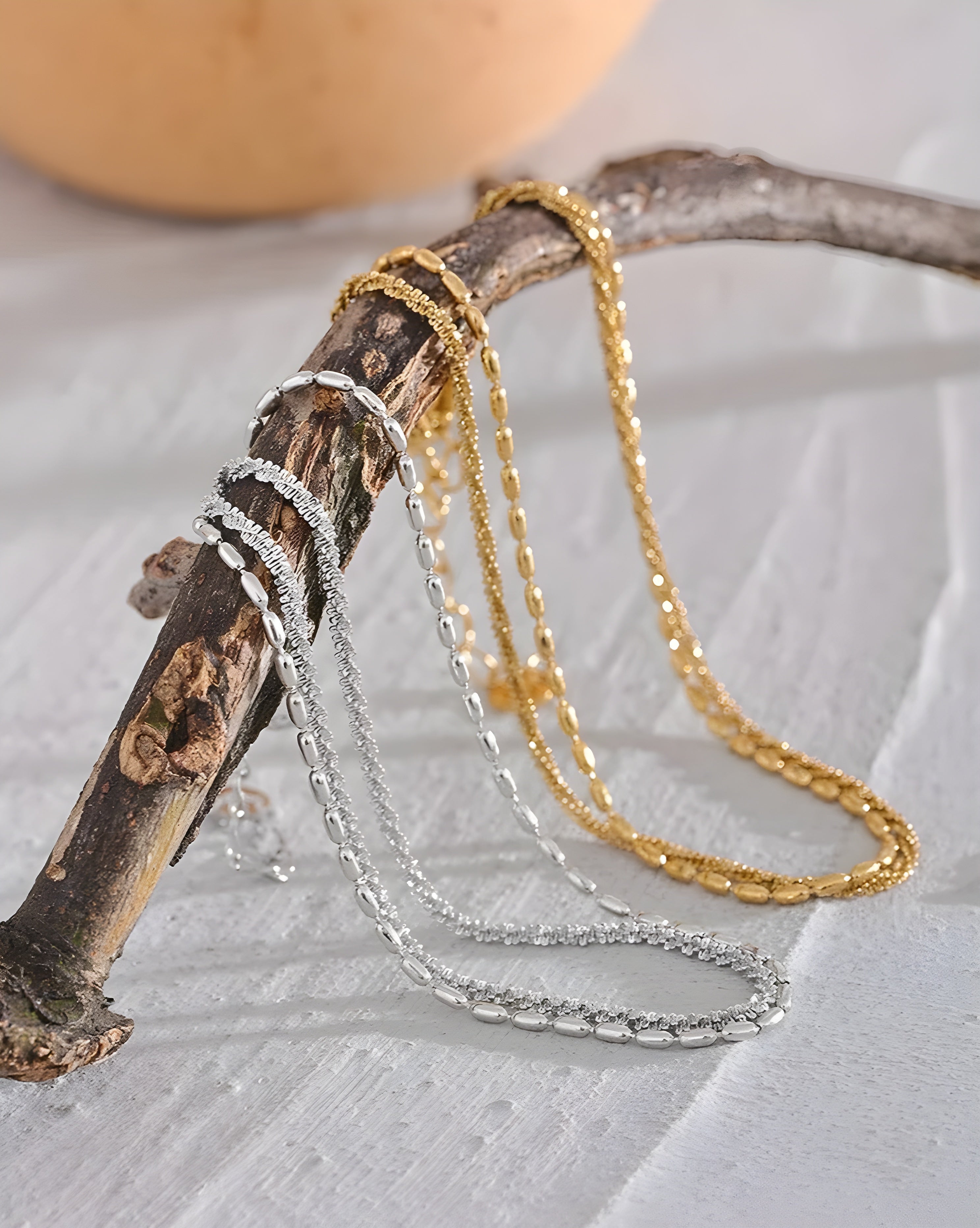 Tornozeleira Dupla Corrente Sparkle