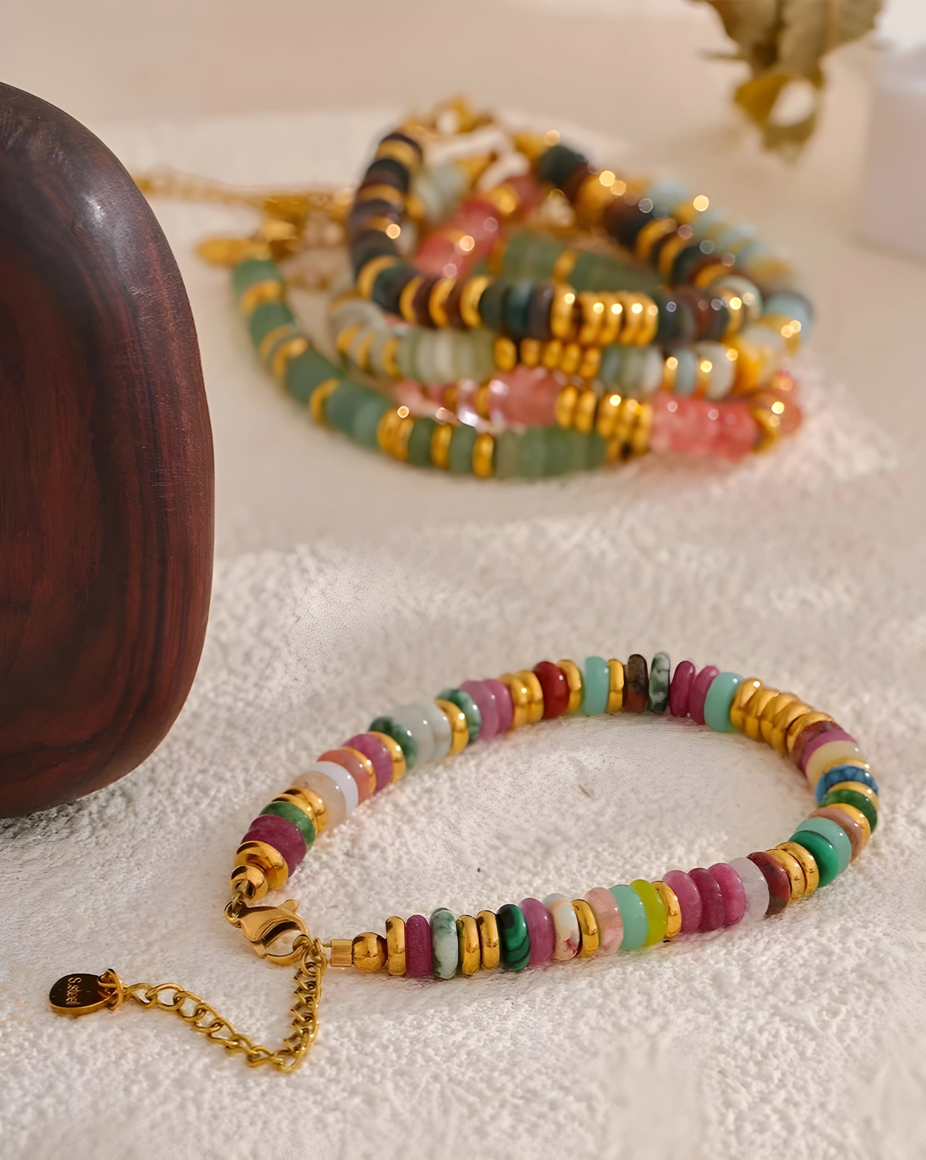 Pulseira de Pedras Naturais