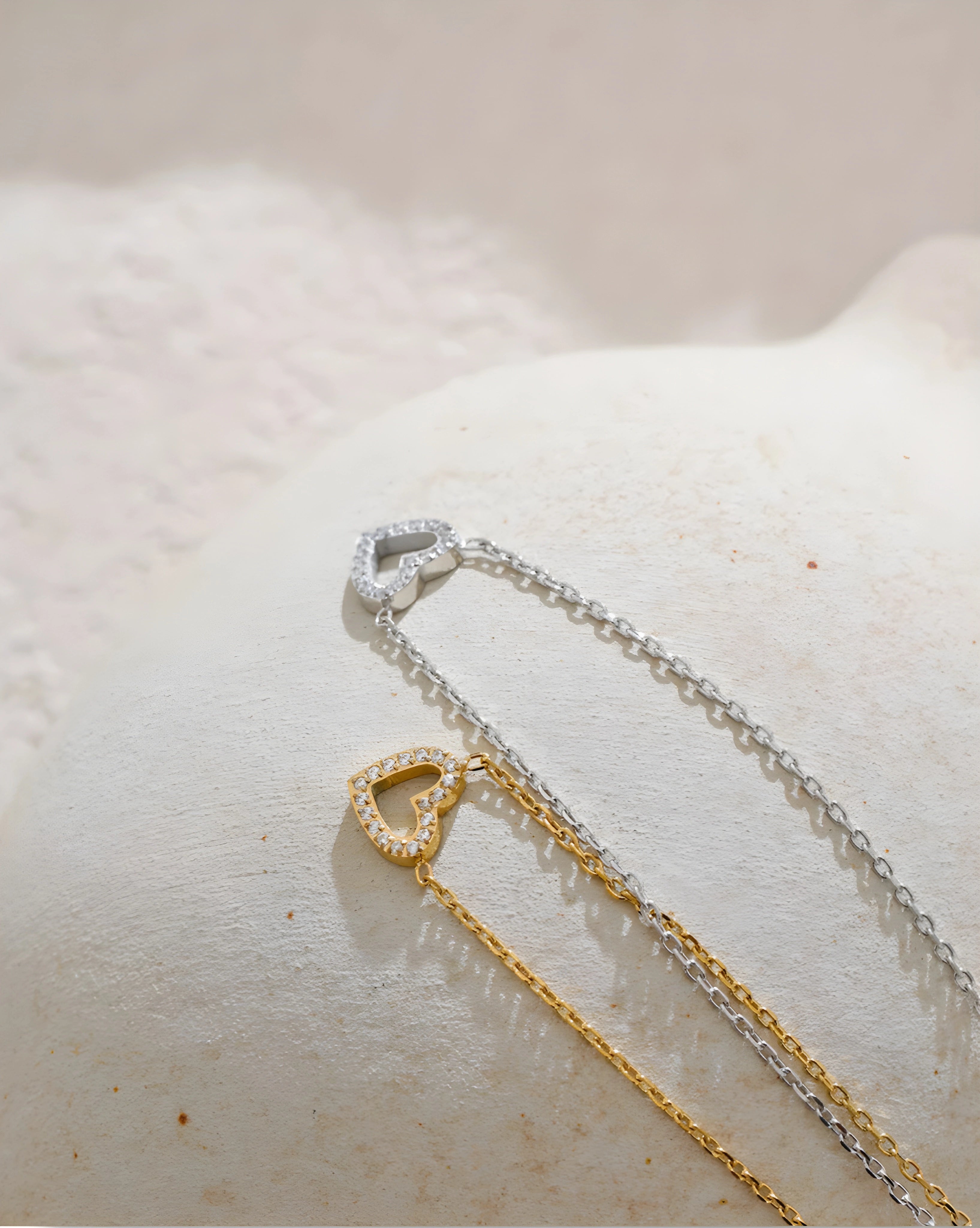 Pulseira Coração Strass