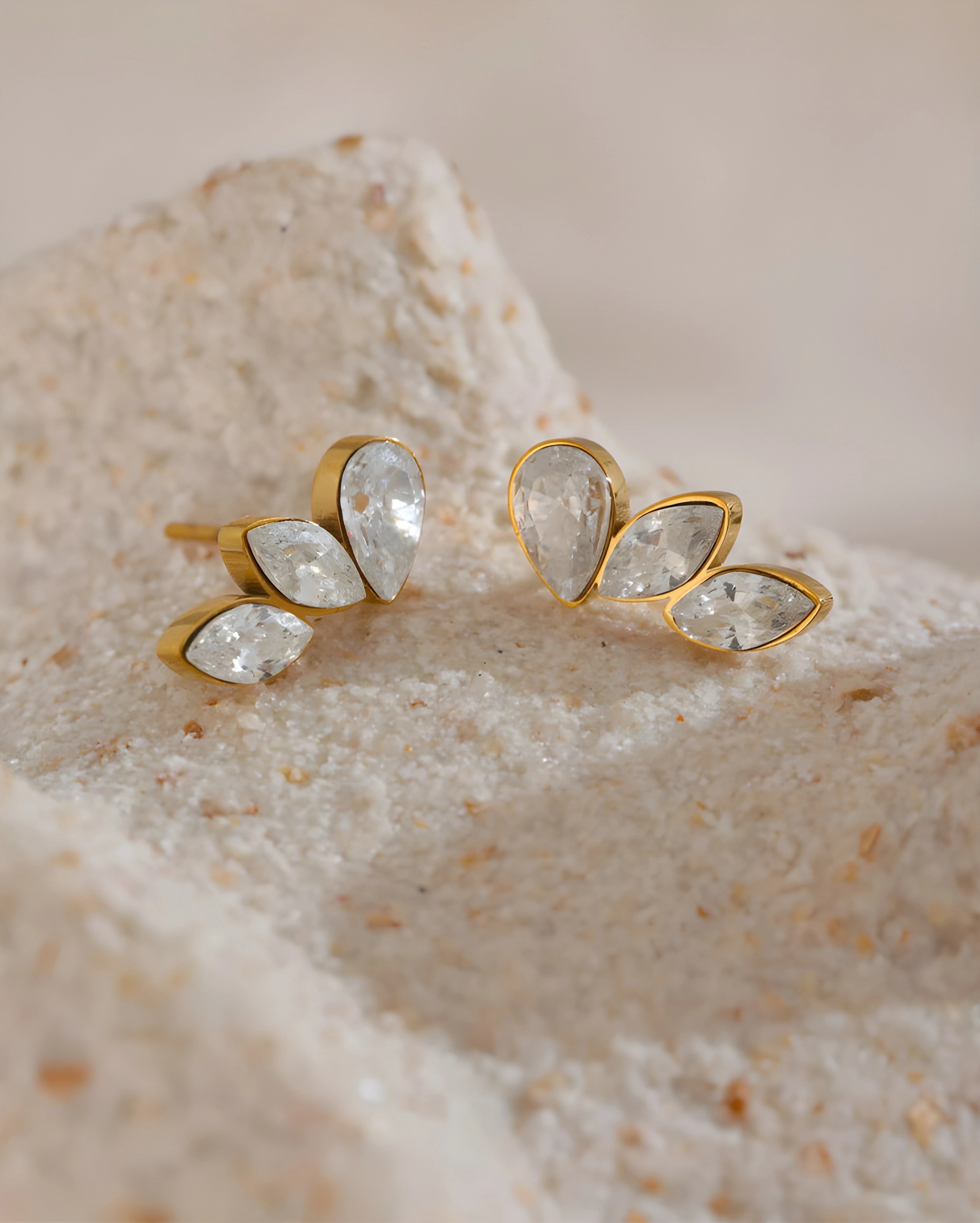 Brincos Asas de Zircônia