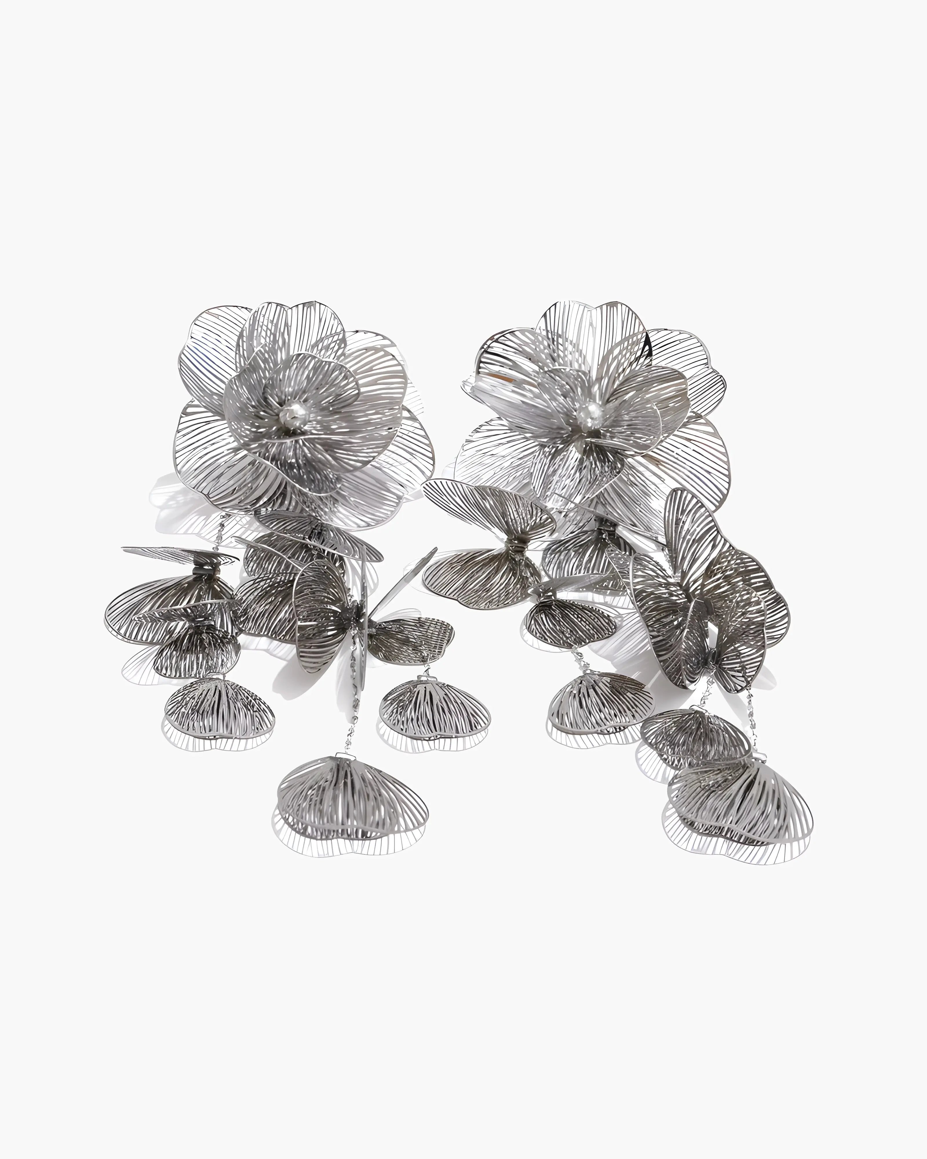 Brinco Floral Cascata
