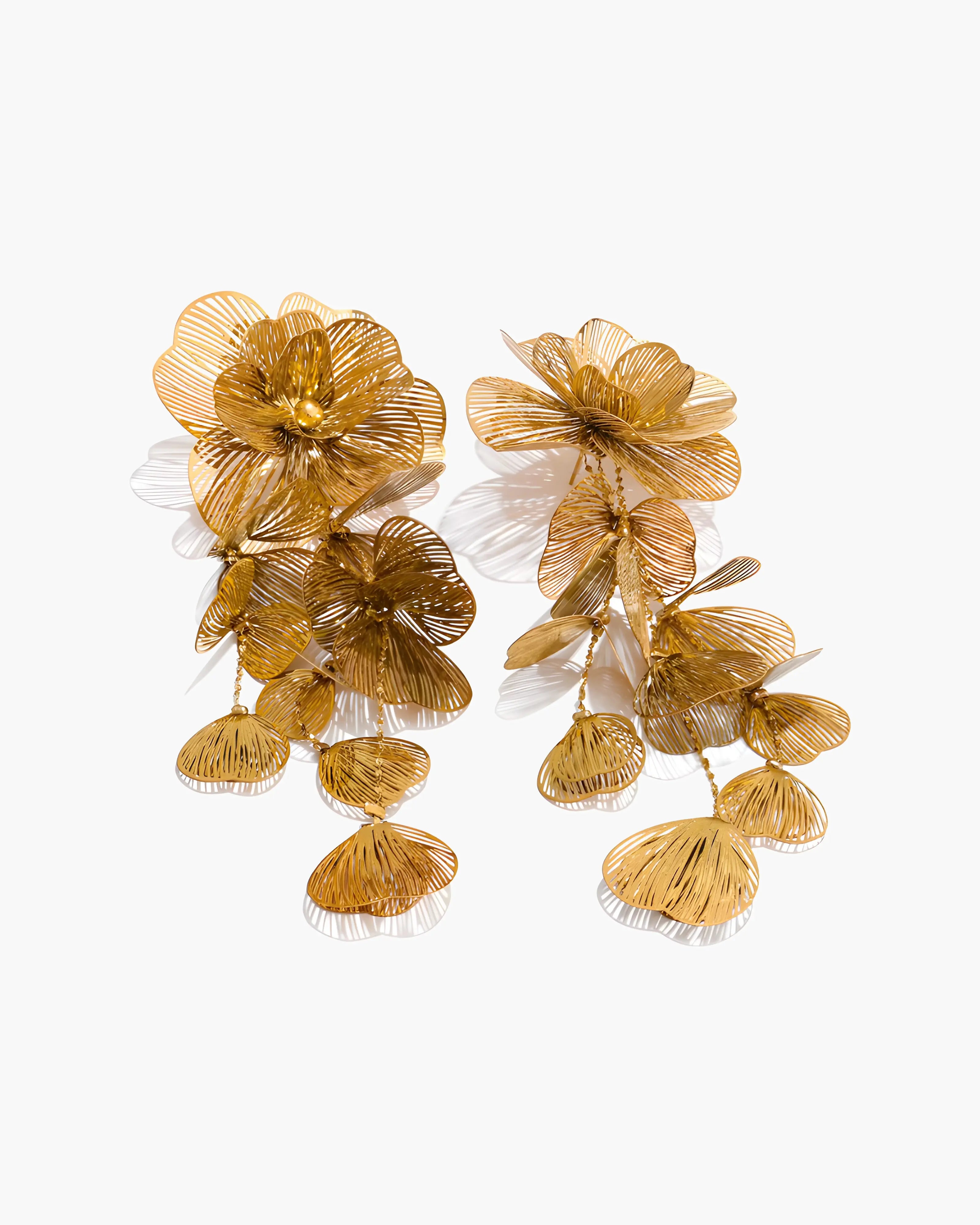 Brinco Floral Cascata