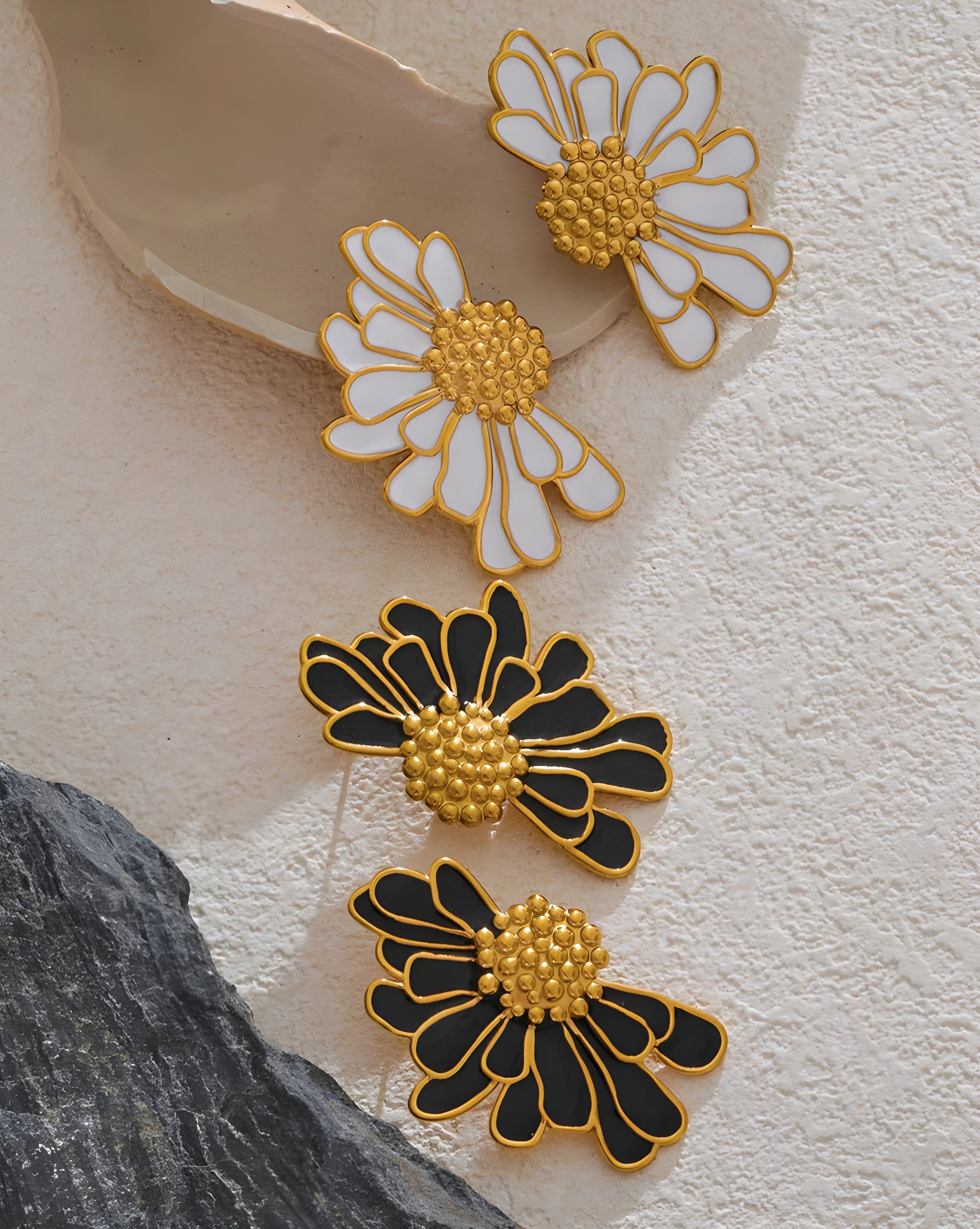 Brinco Esmaltado Flor State