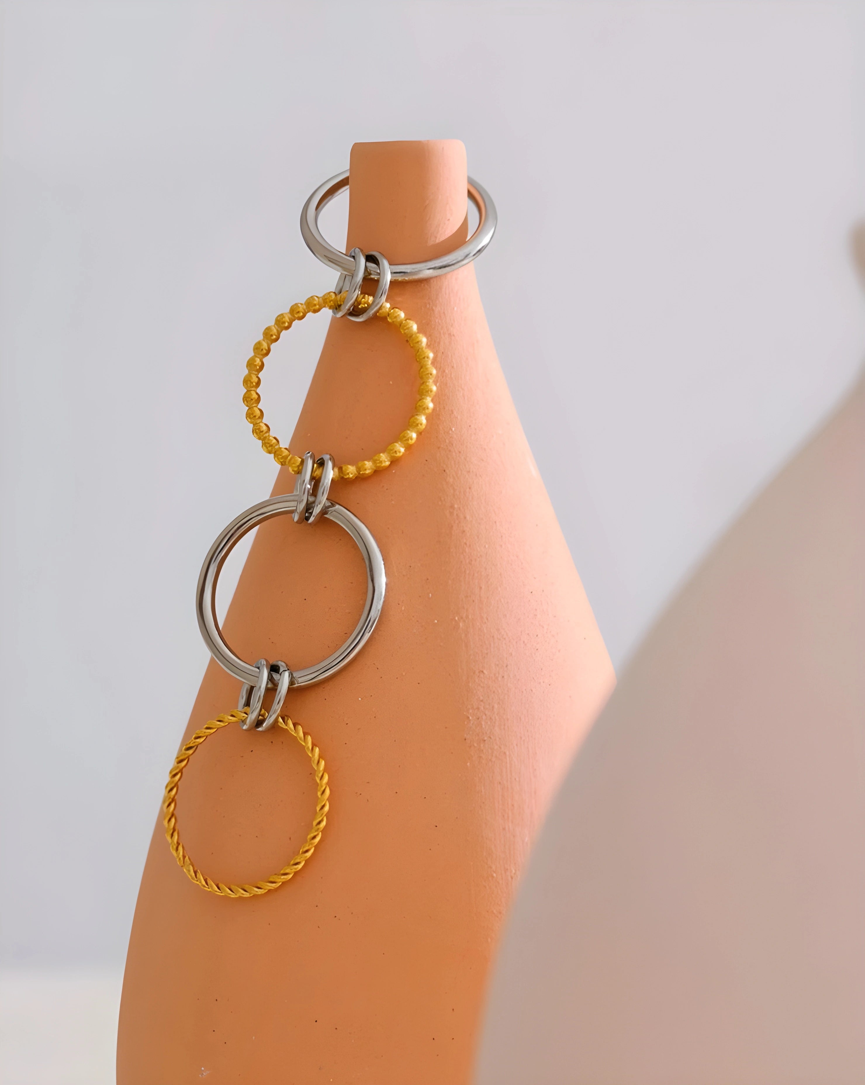 Anel Mix Thin Multicamada