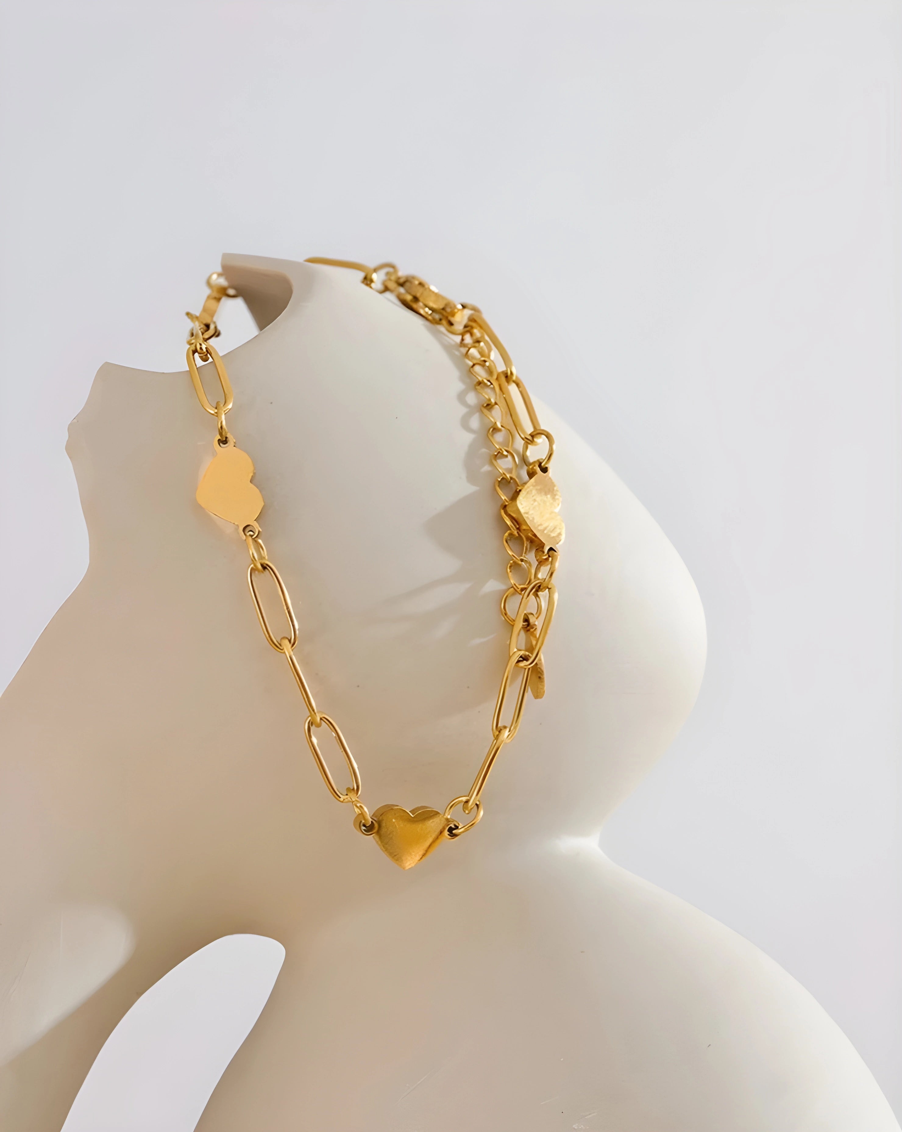 Pulseira Elos Corações