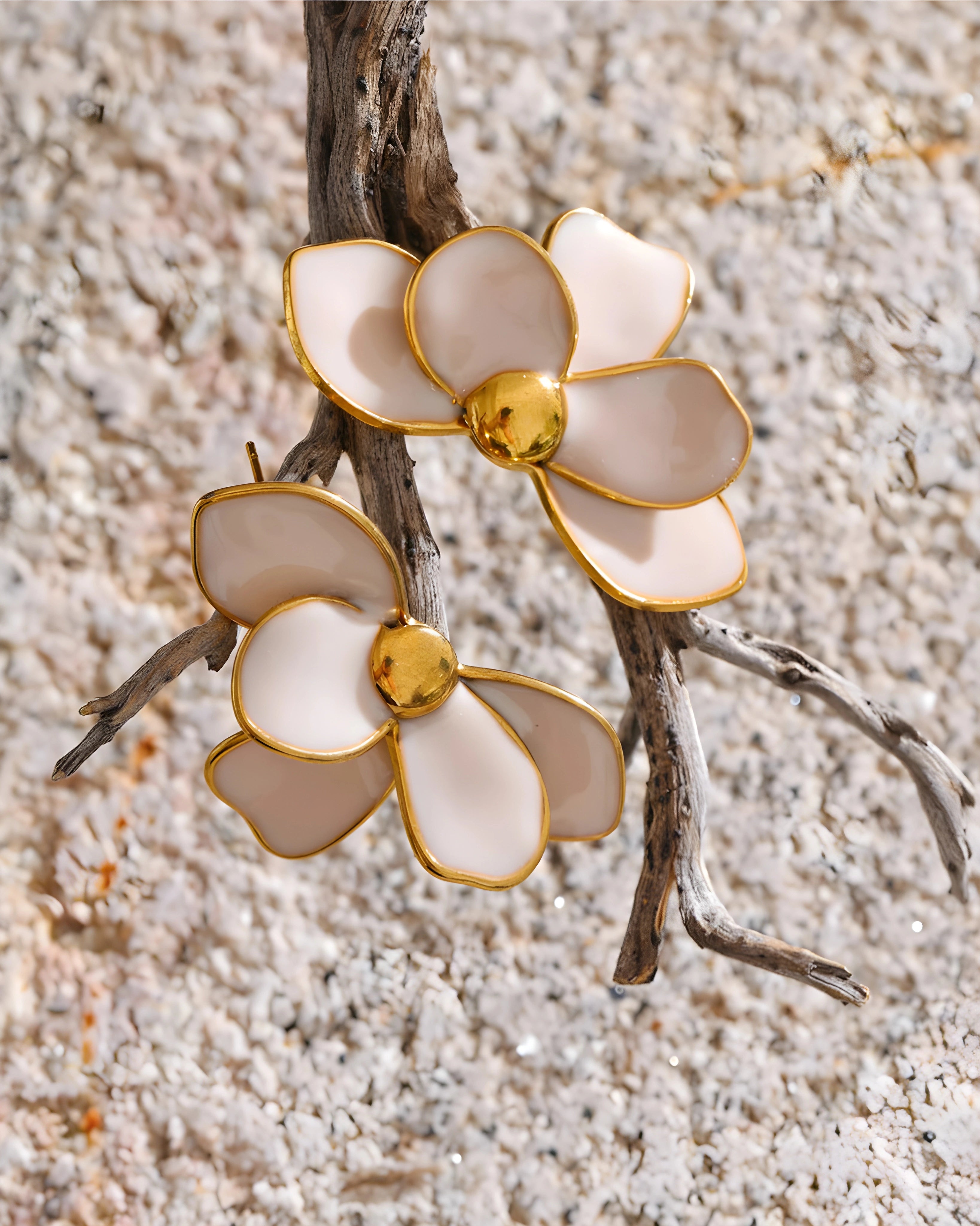 Brinco Pétalas Esmaltadas