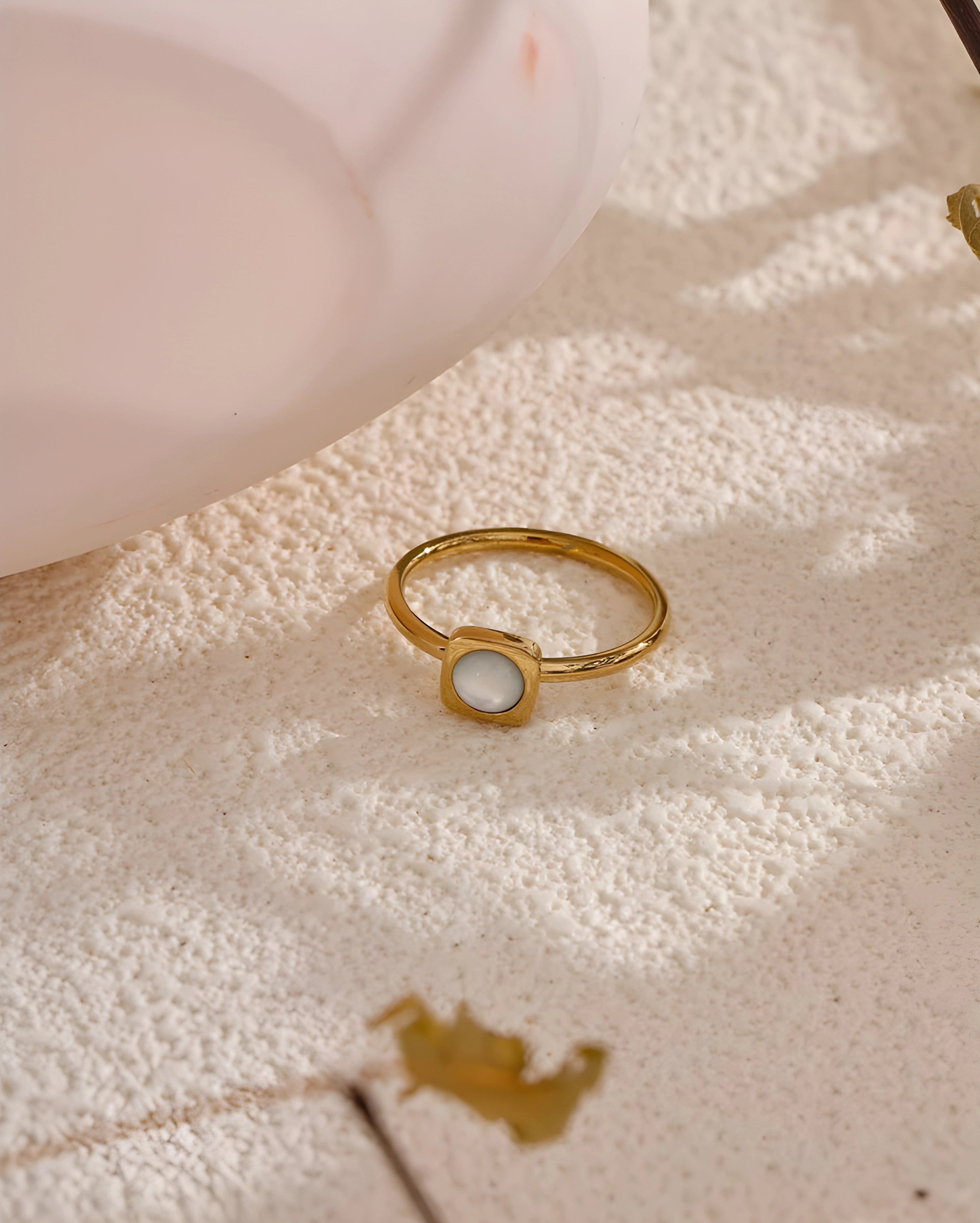 Anel Dainty Concha Natural