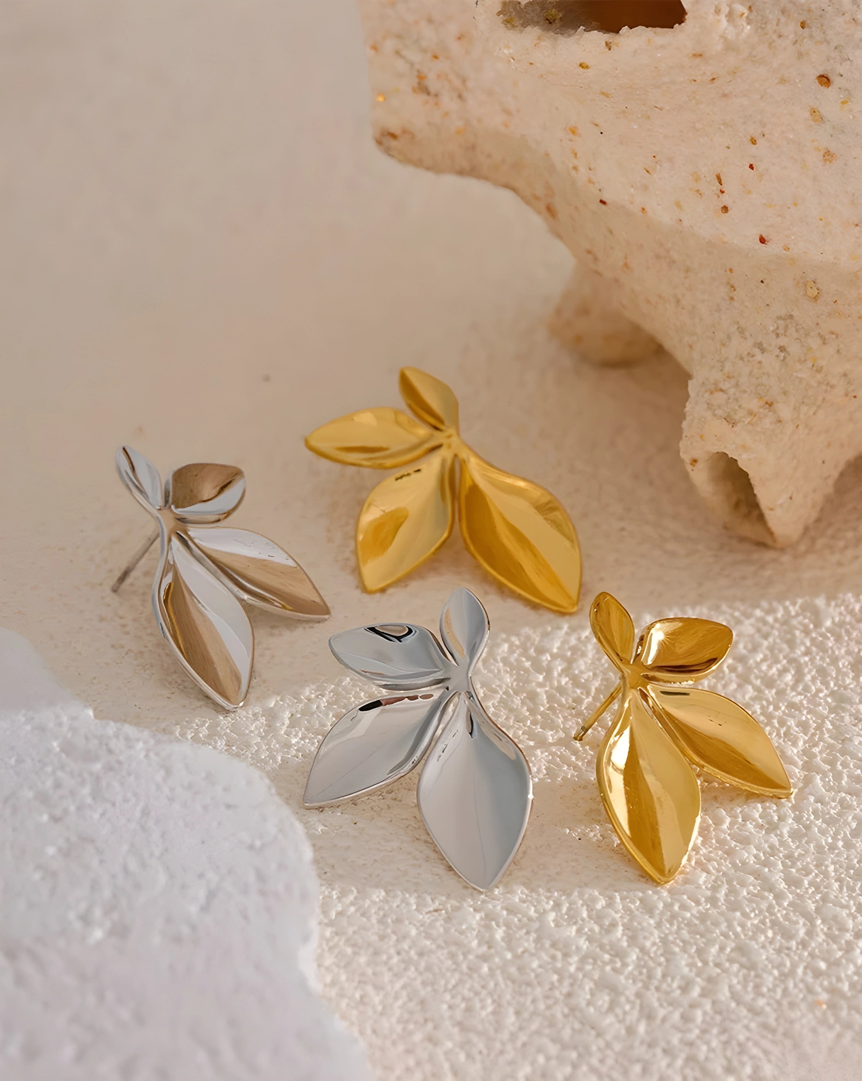 Brinco Folhas Finesse